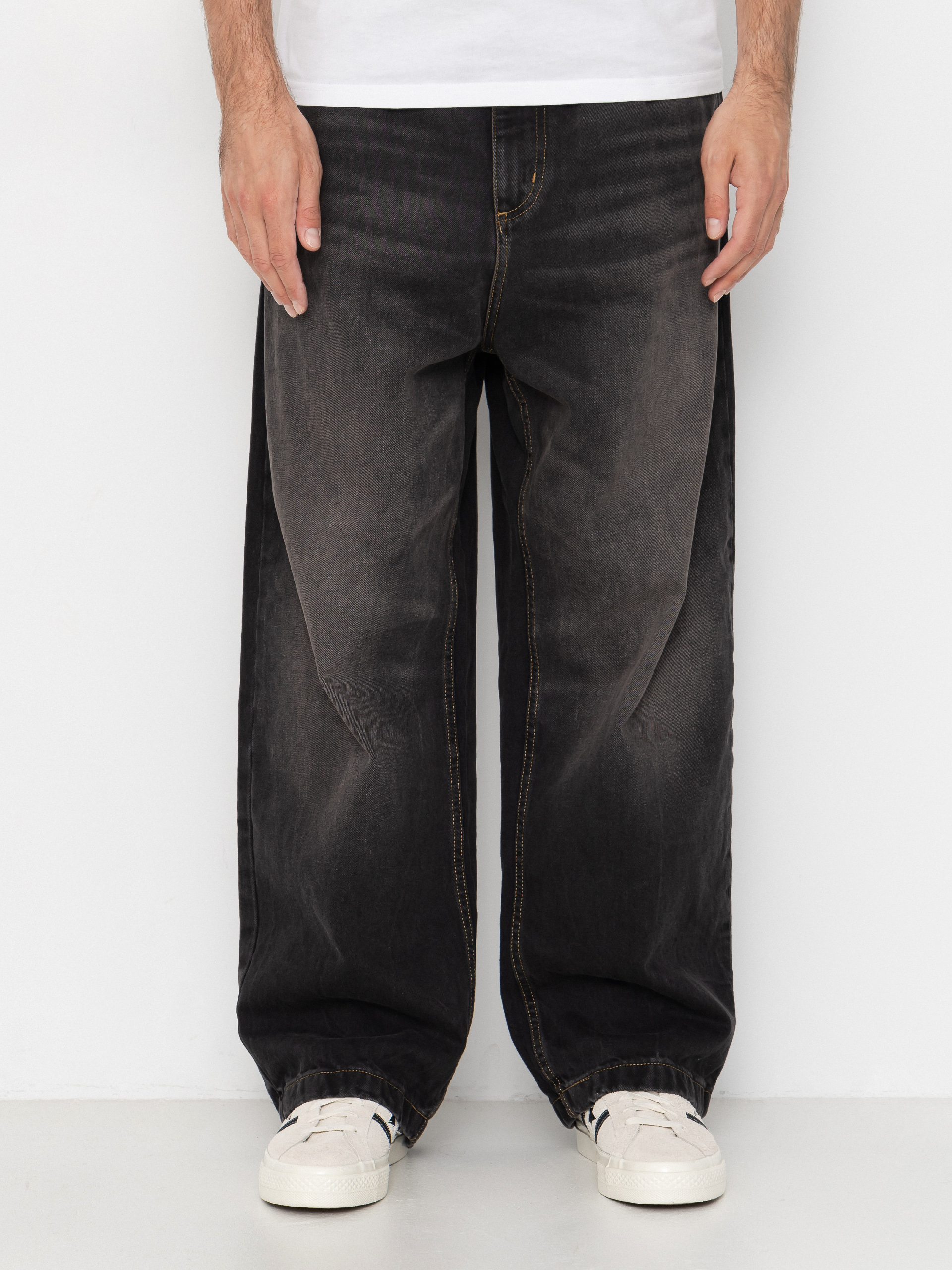 Панталони Carhartt WIP Brandon (black/tobacco used wash)