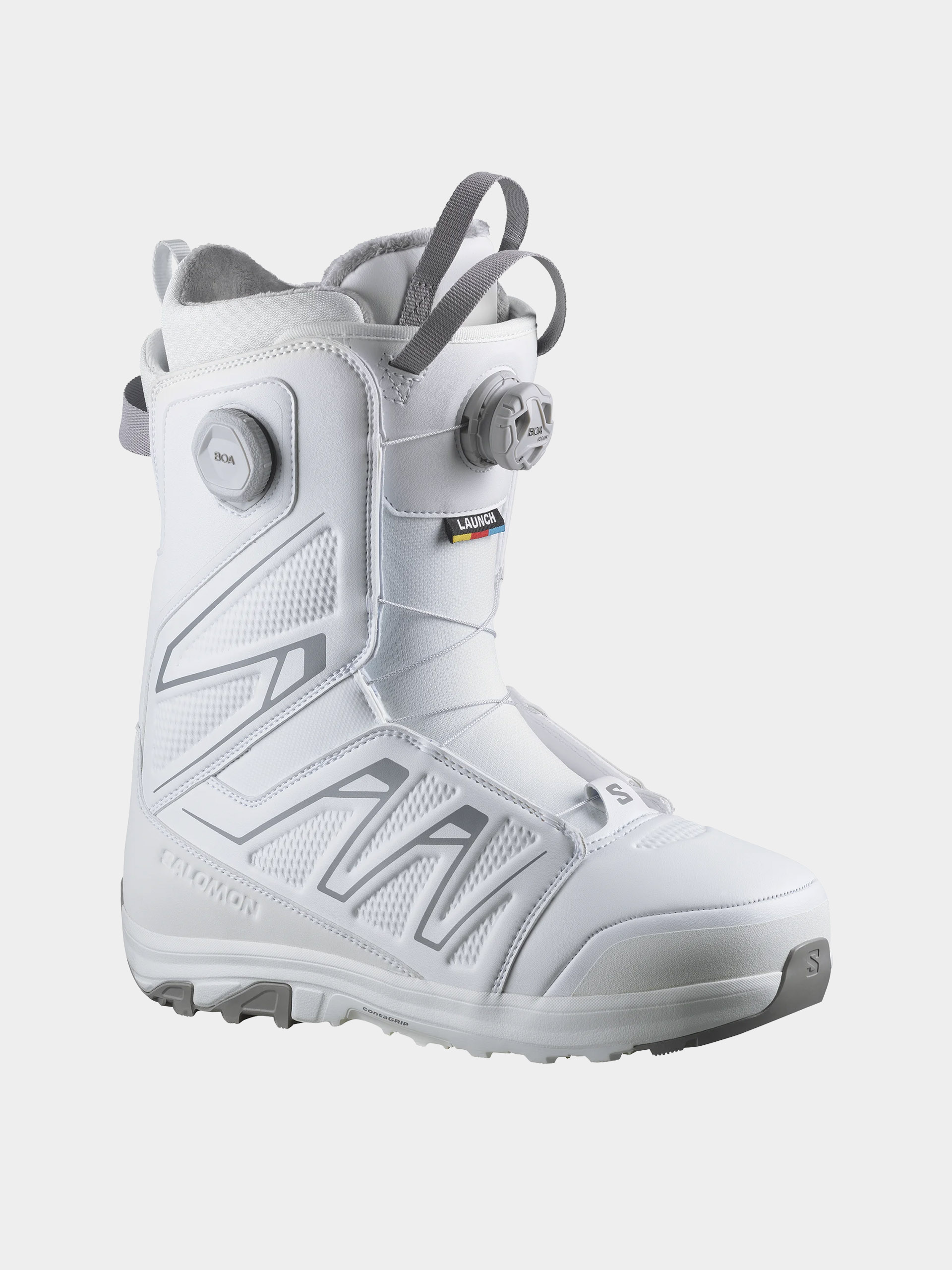 Мъжко Сноуборд обувки Salomon Launch Boa Sj (white/white)