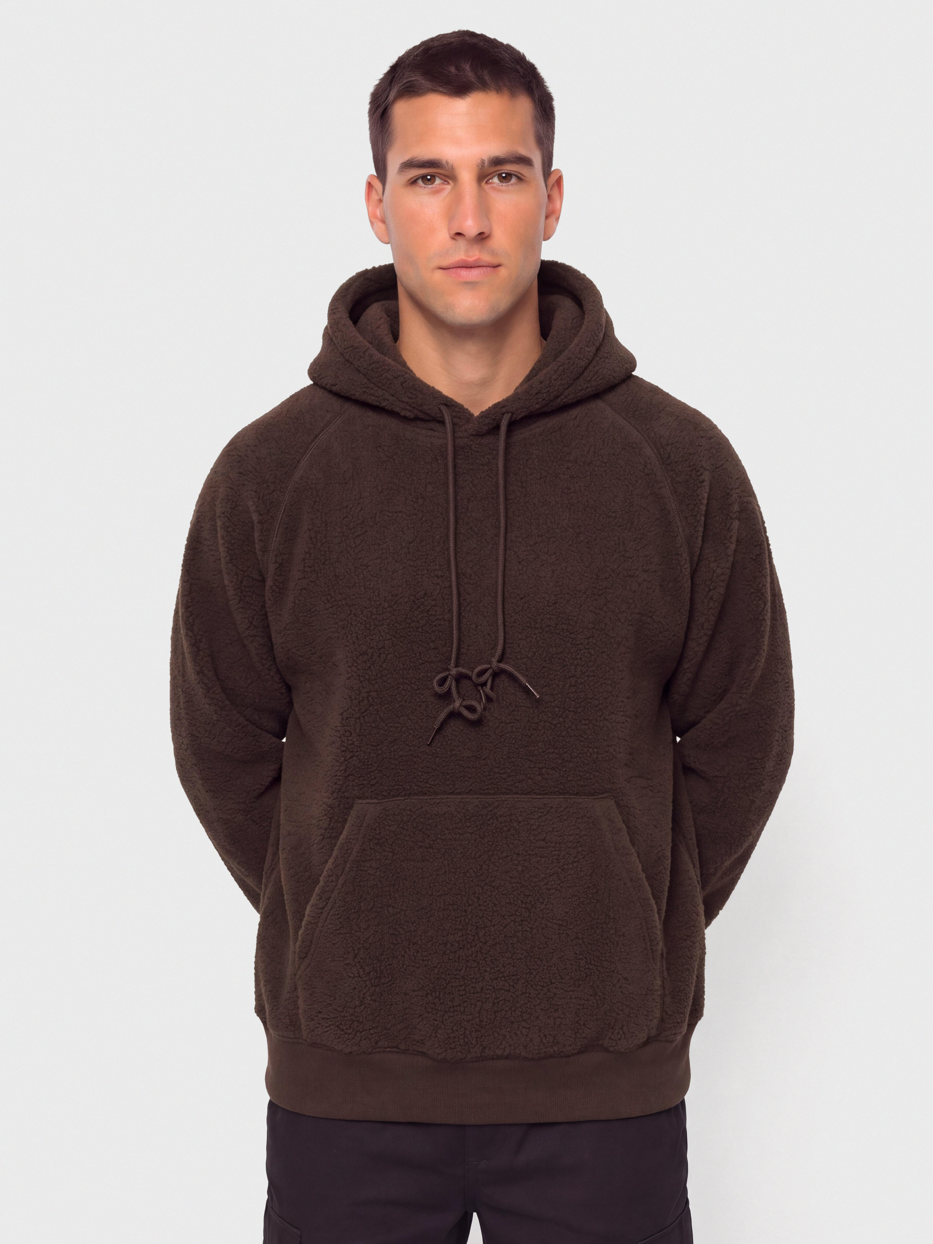 Поларени суитшърт Carhartt WIP Hooded Limn C (tobacco)