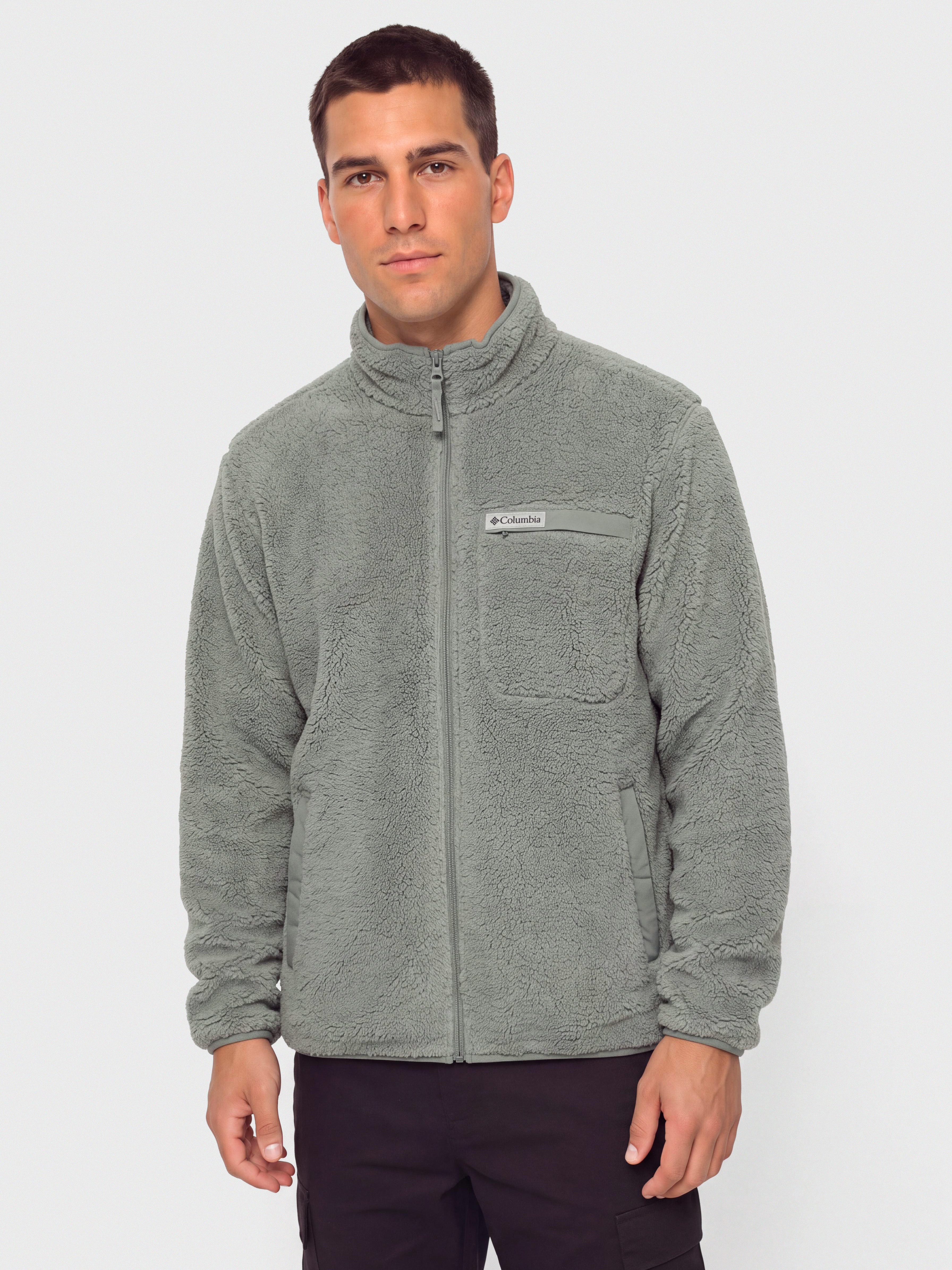 Поларени суитшърт Columbia Rugged Ridge High Pile Full Zip