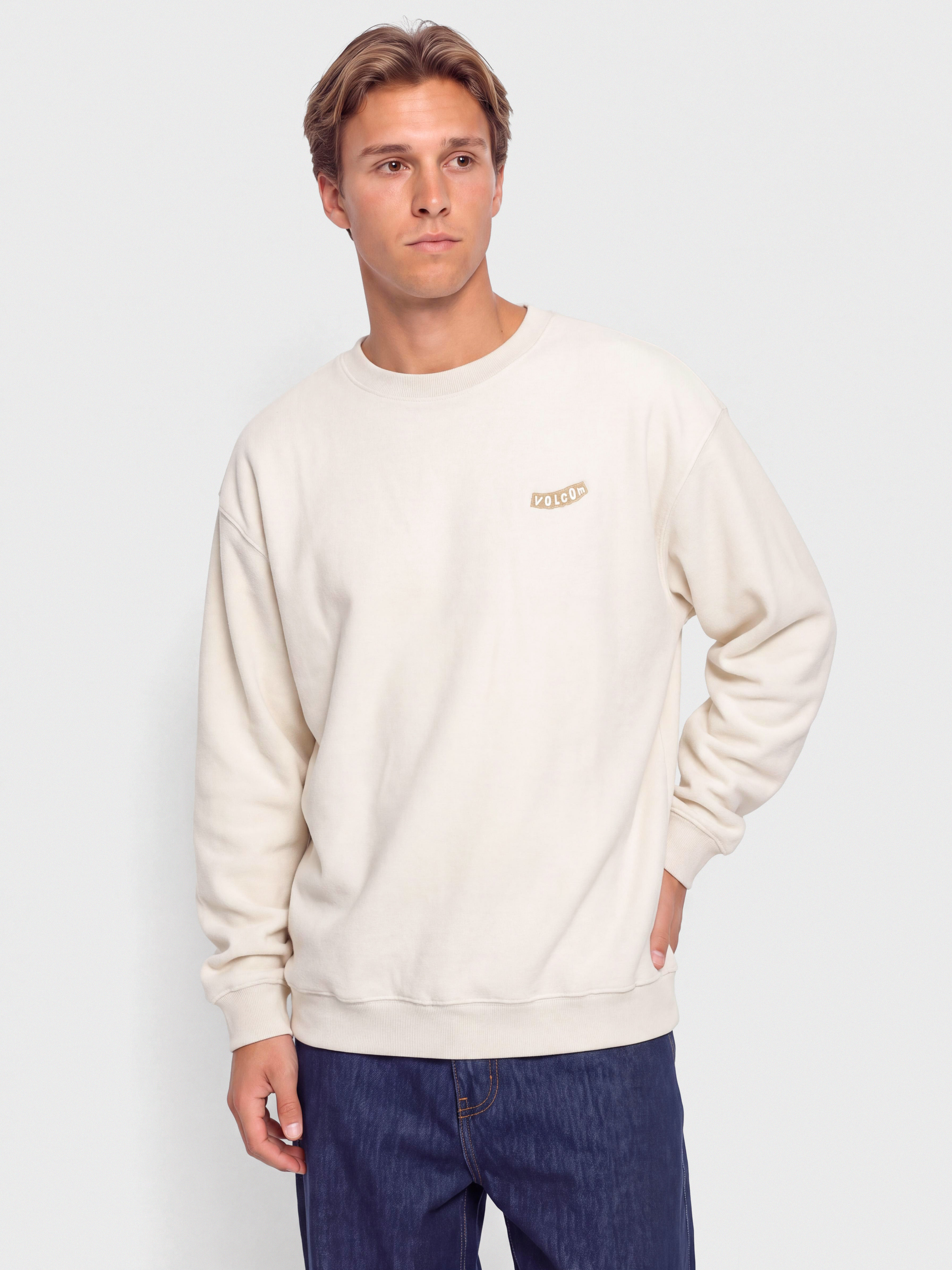 u0421u0443u0438u0442u0448u044au0440u0442 Volcom Too Kool Lse Crew (dirty white)