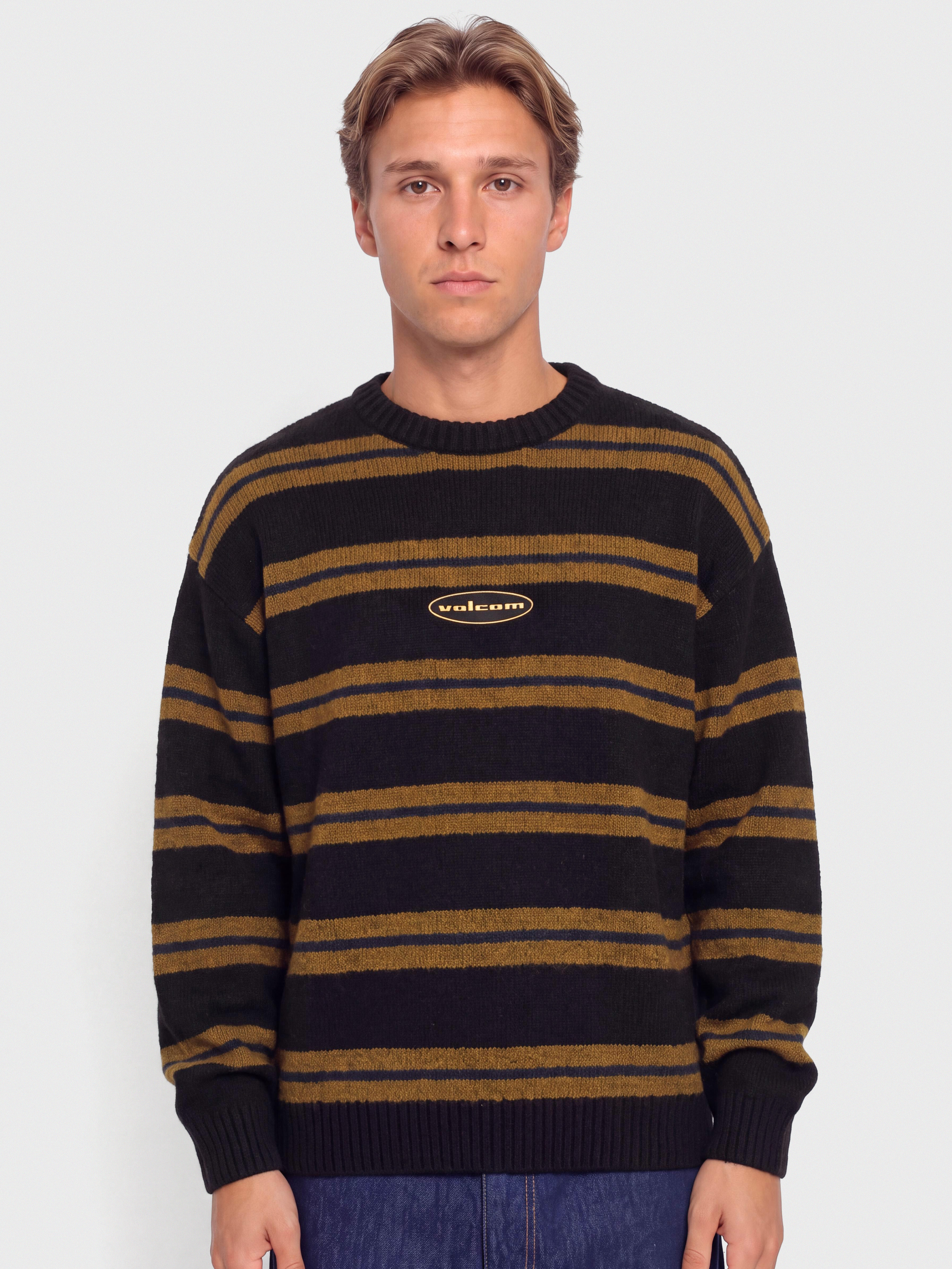 Суитшърт Volcom Striperstand Sweater (black)