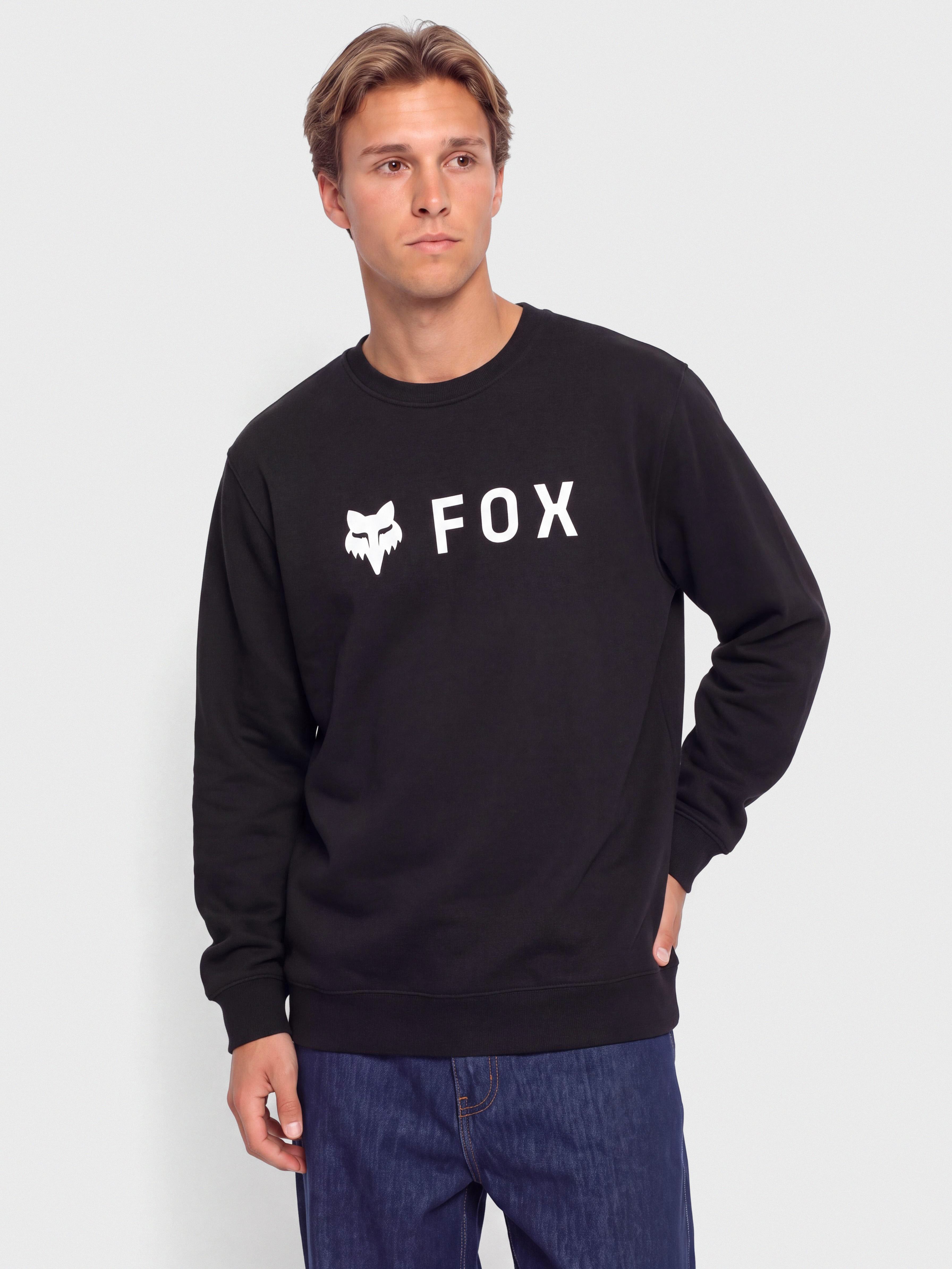 Суитшърт Fox Absolute Crew (black)