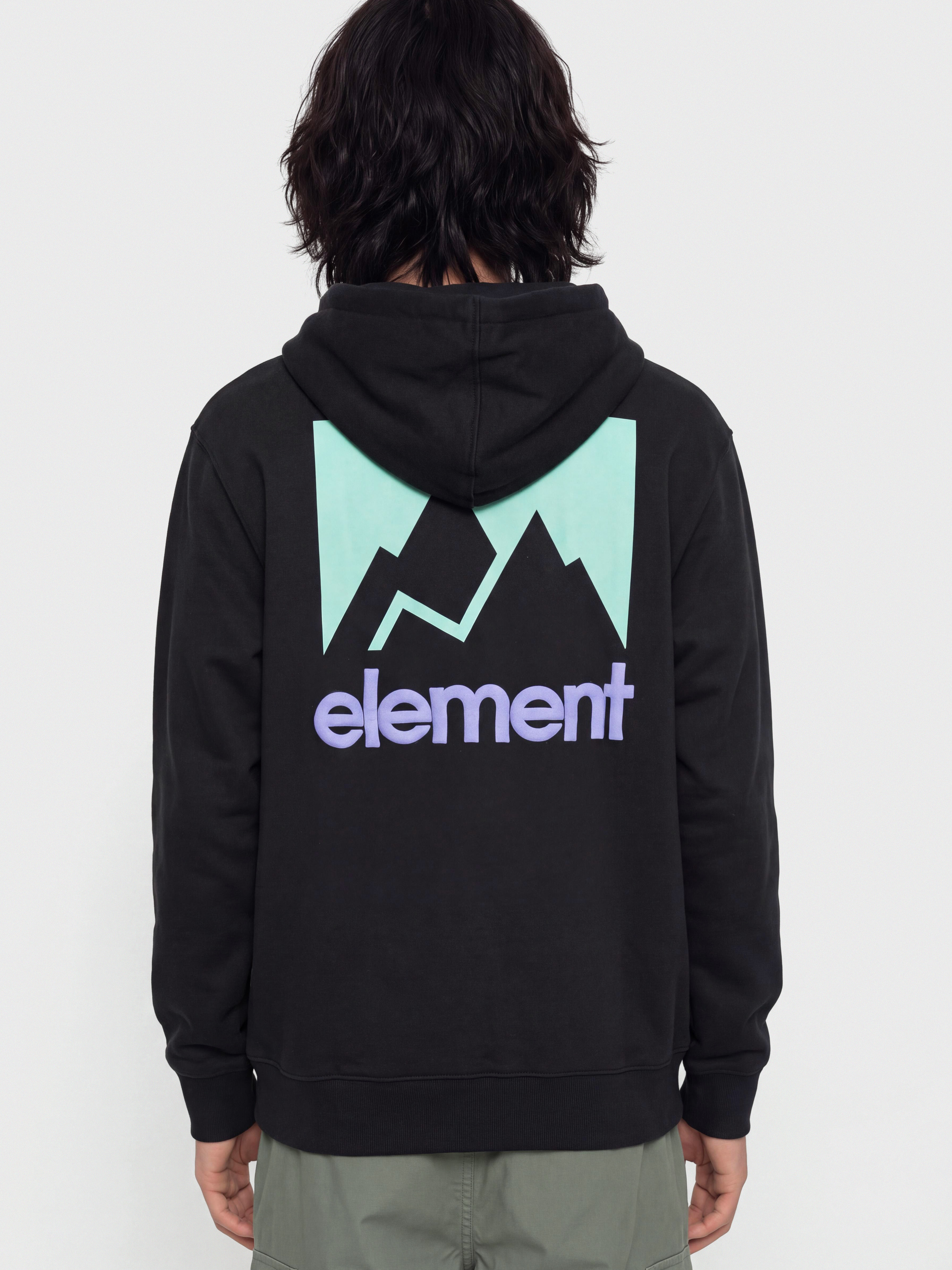 Суитшърт с качулка Element Joint HD (flint black)