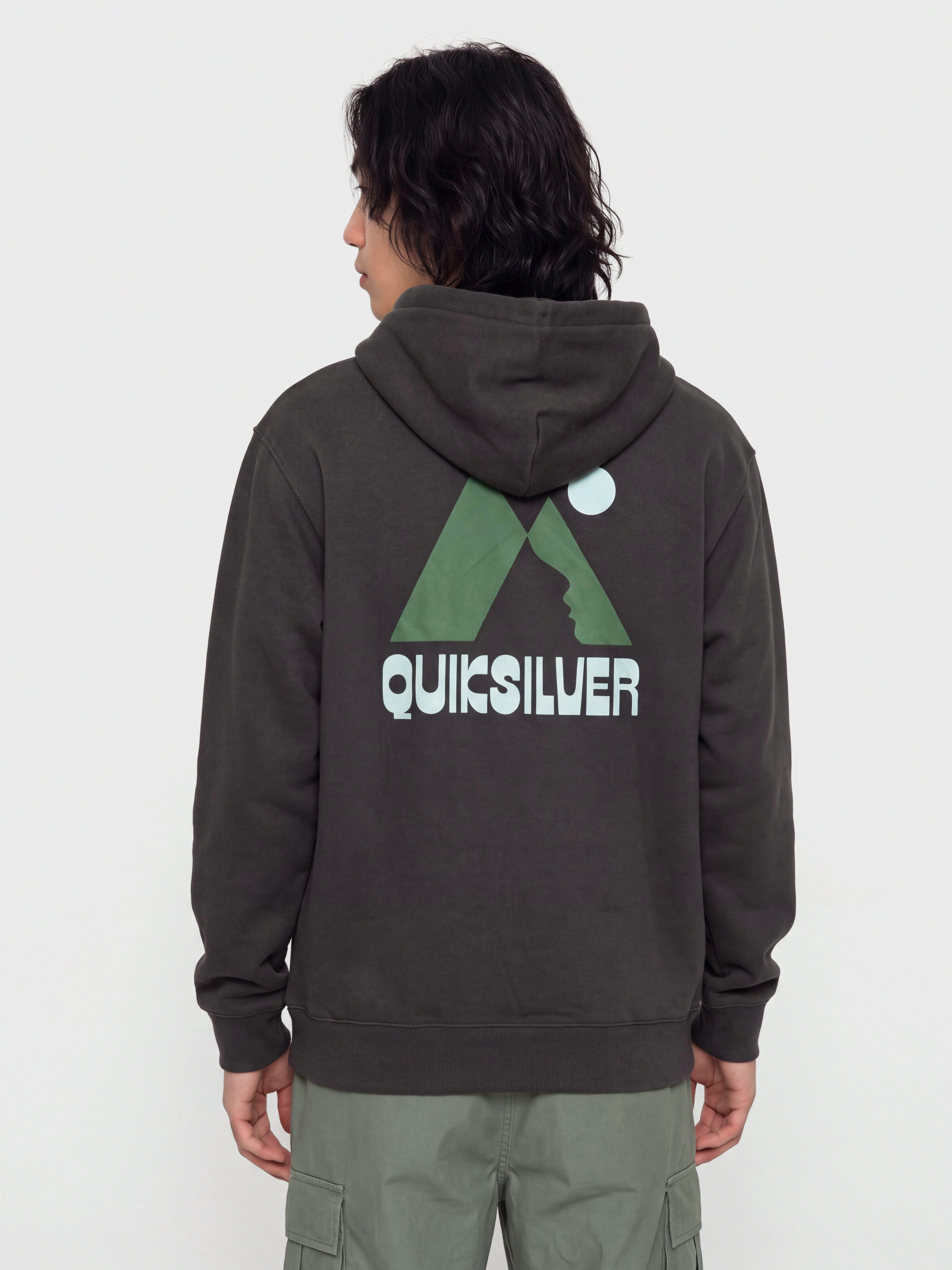 Суитшърт с качулка Quiksilver Salt Water Peak HD (tarmac)