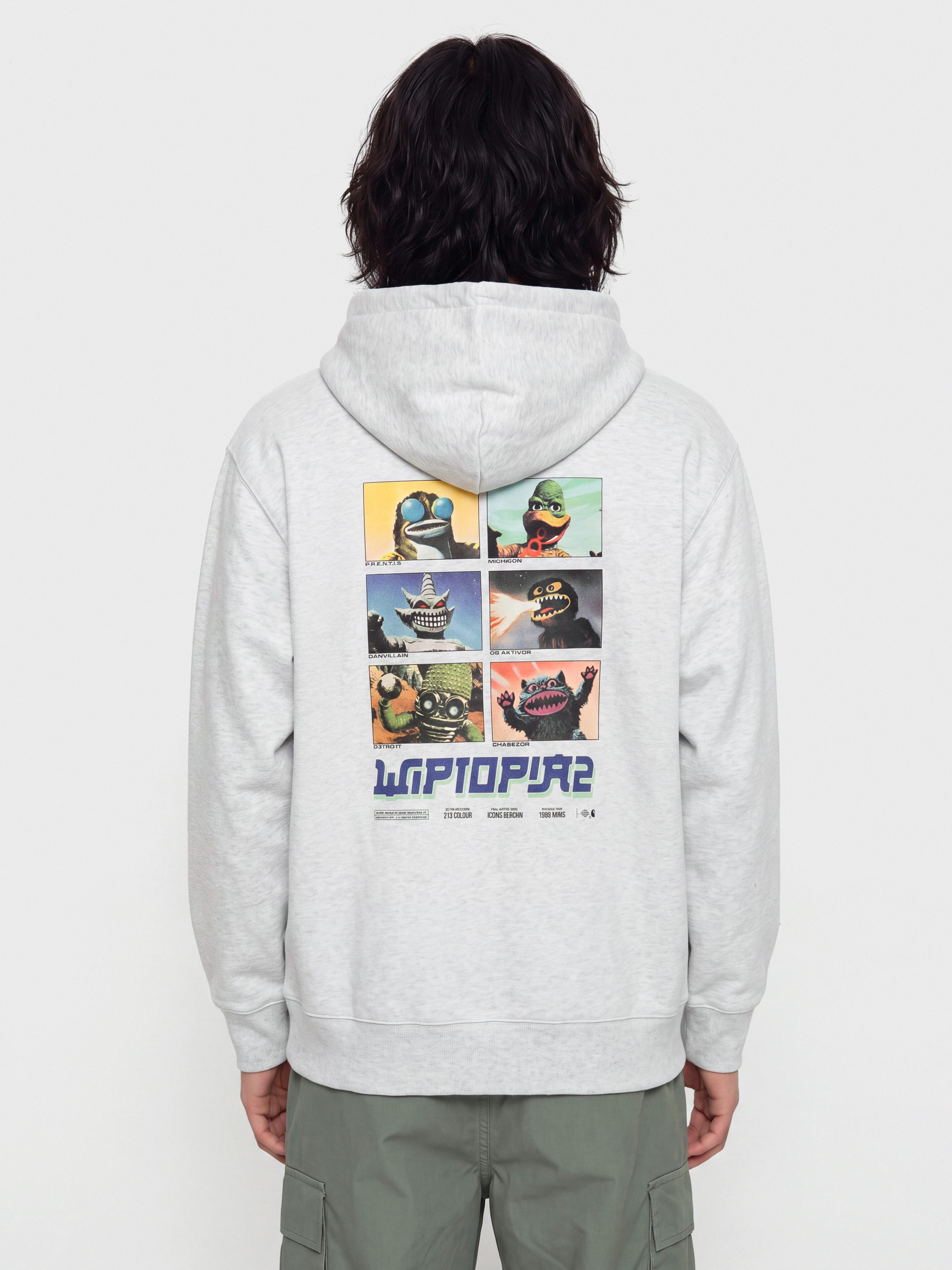 Суитшърт с качулка Carhartt WIP Wiptopia II HD (ash heather)