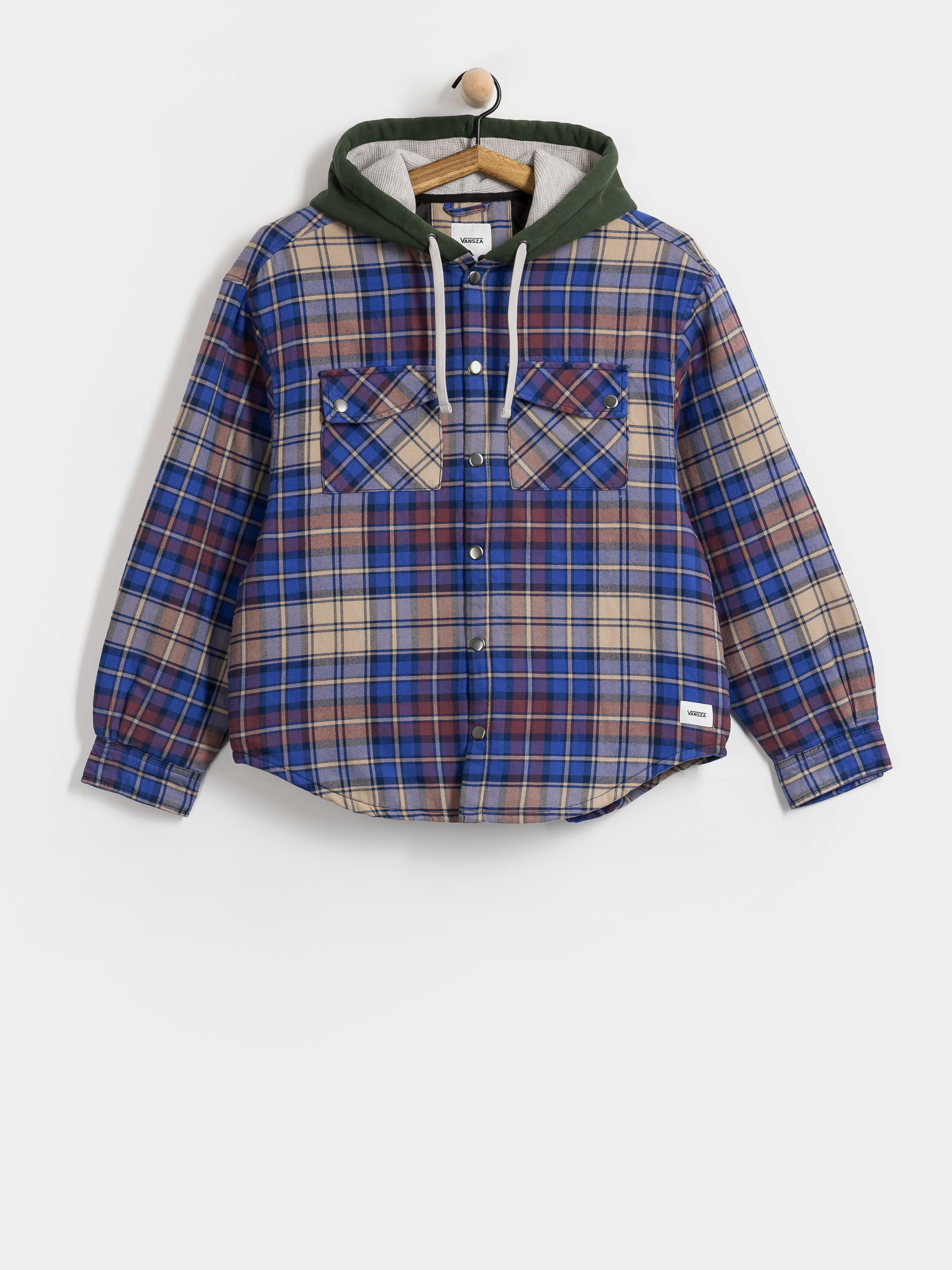 Яке Vans Vansza Flannel Hoodie Wmn (deep indigo)