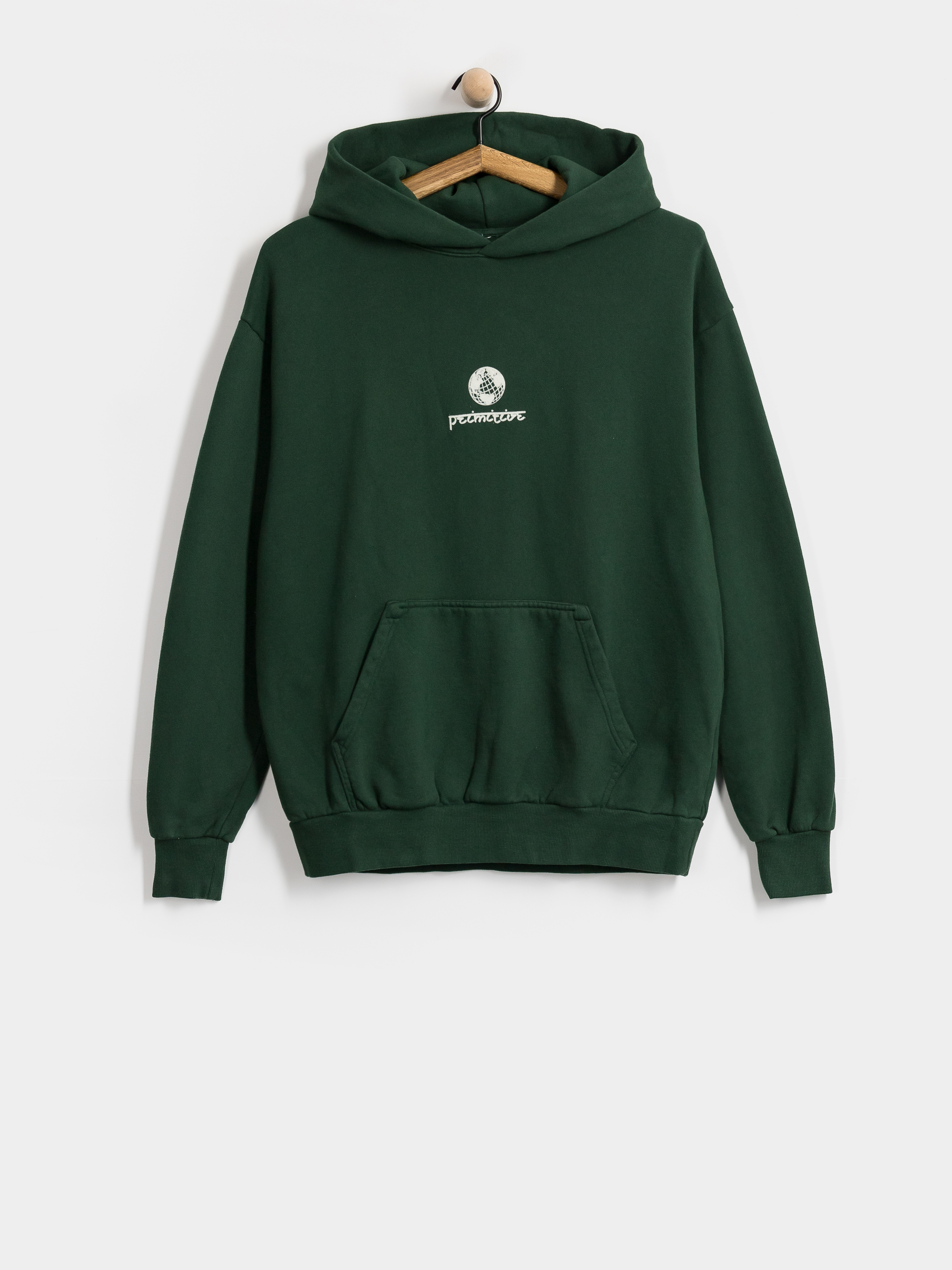 Суитшърт с качулка Primitive Existence HD (forest green)