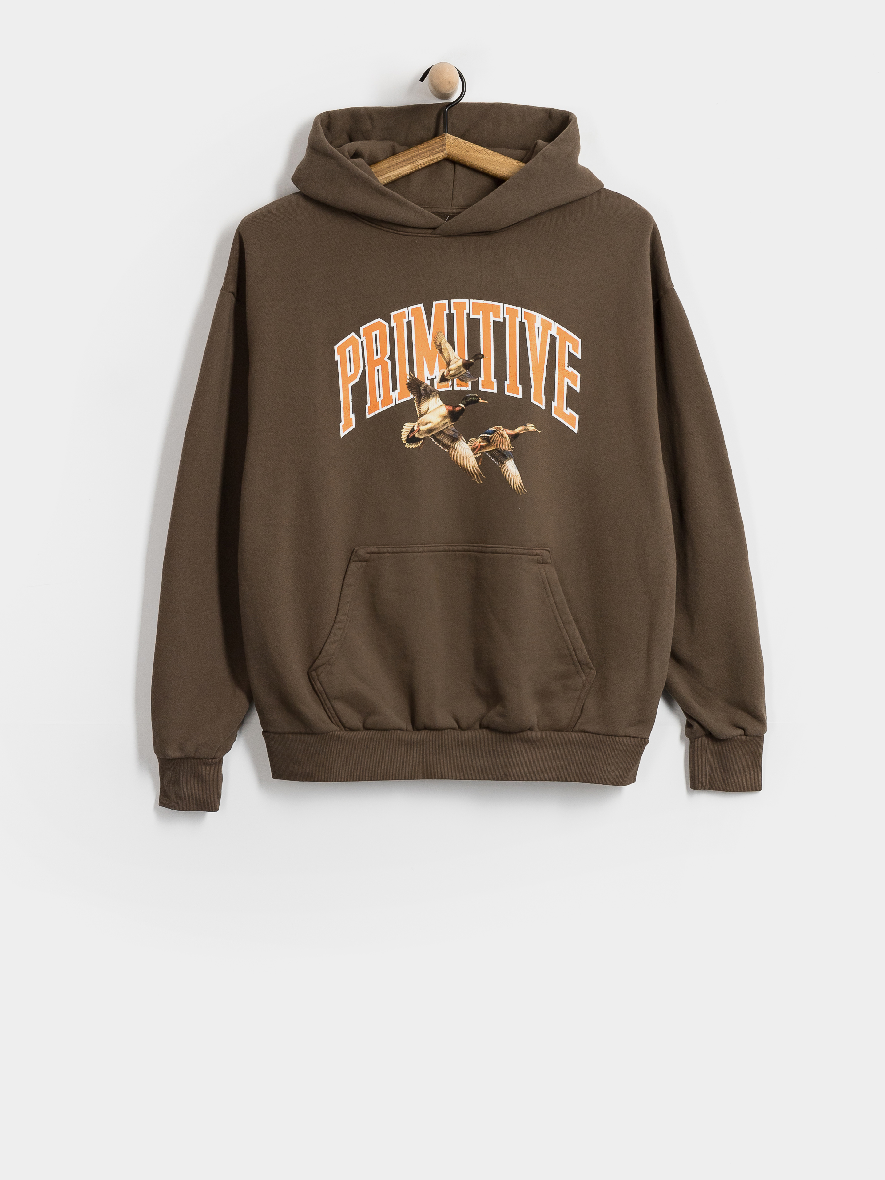 Суитшърт с качулка Primitive Flock HD (brown)