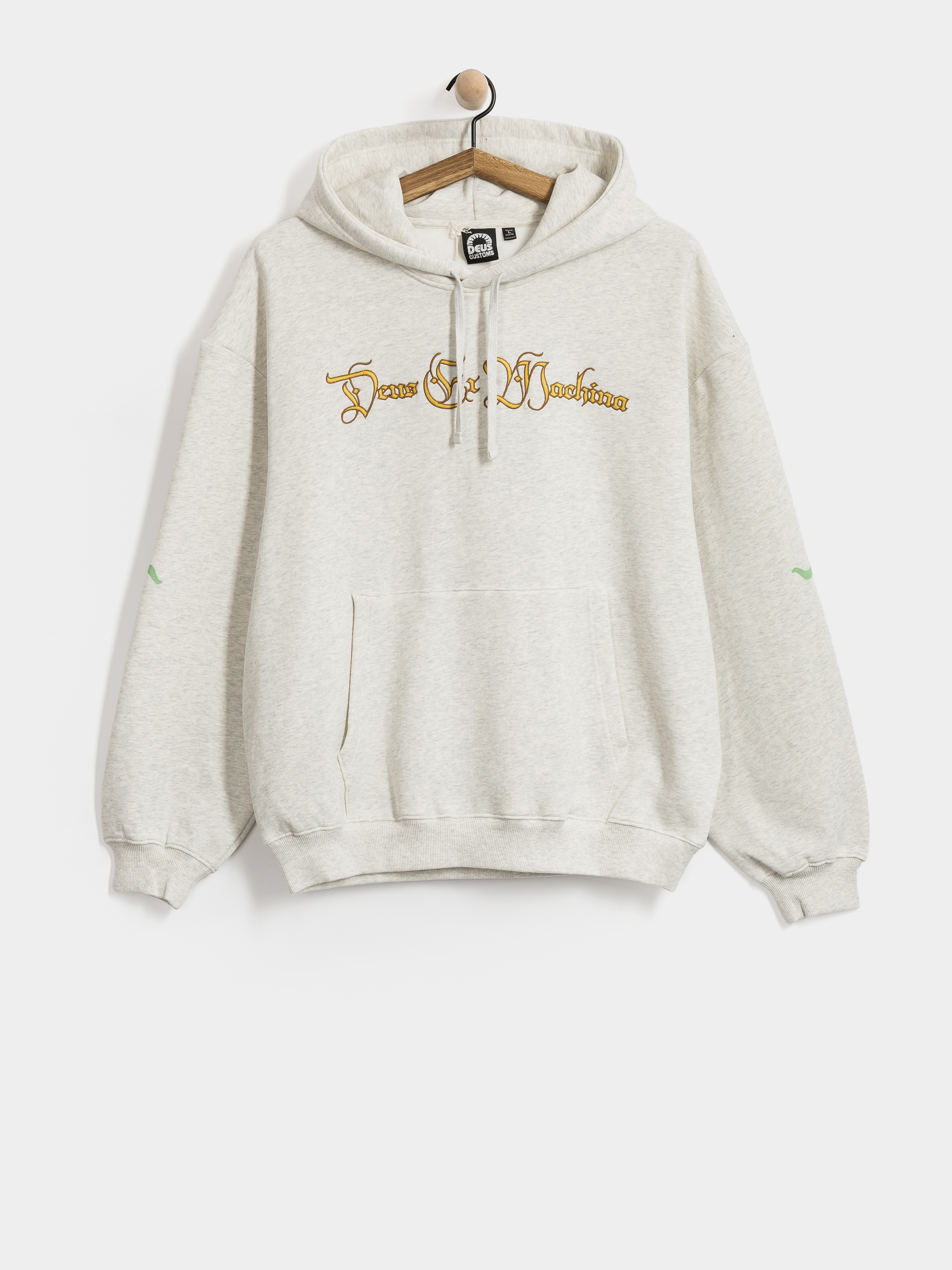 Суитшърт с качулка Deus Ex Machina Invocation HD (light grey marle)