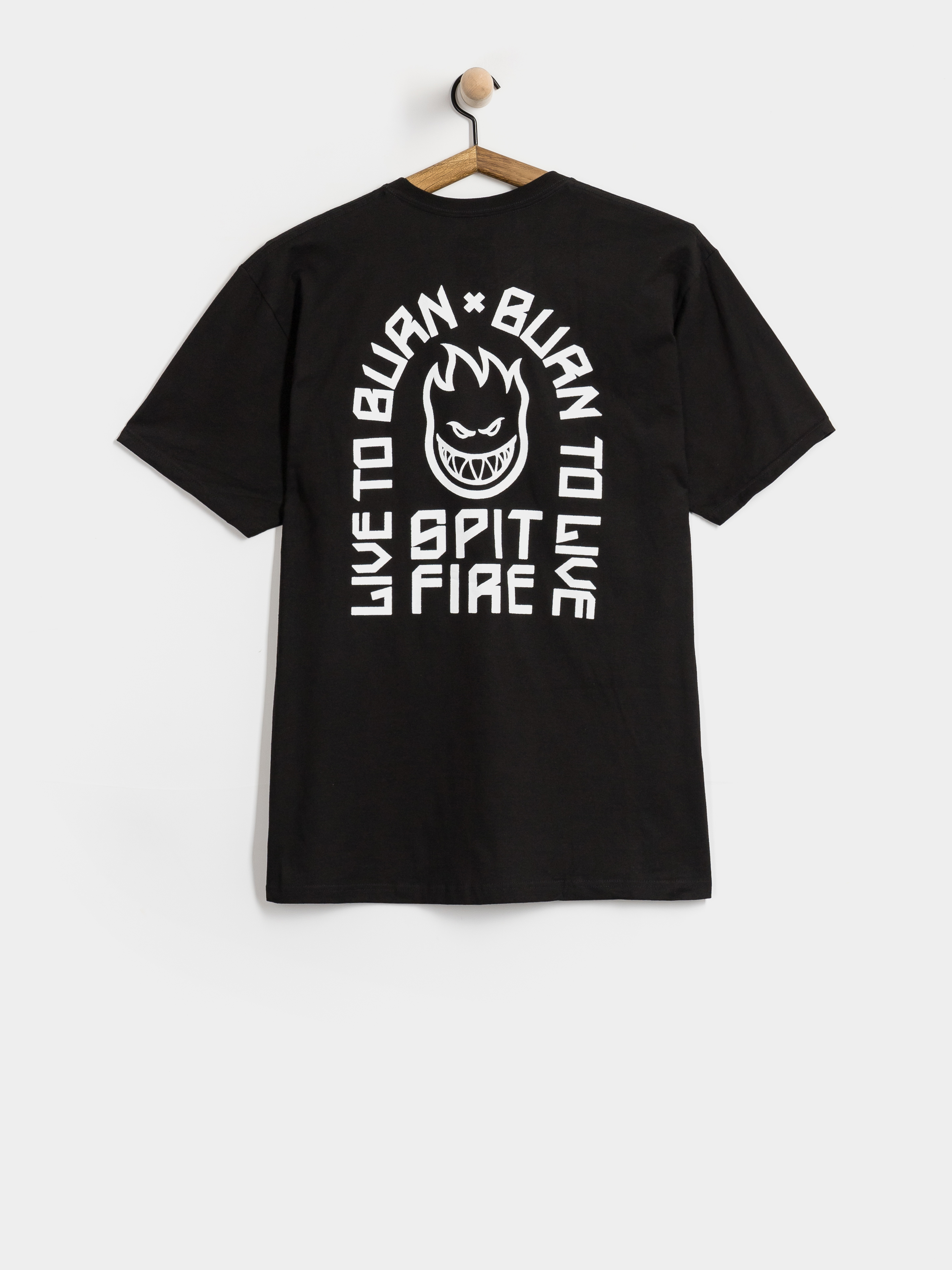 Тениска Spitfire Ltb Arch II (black w/white prints)