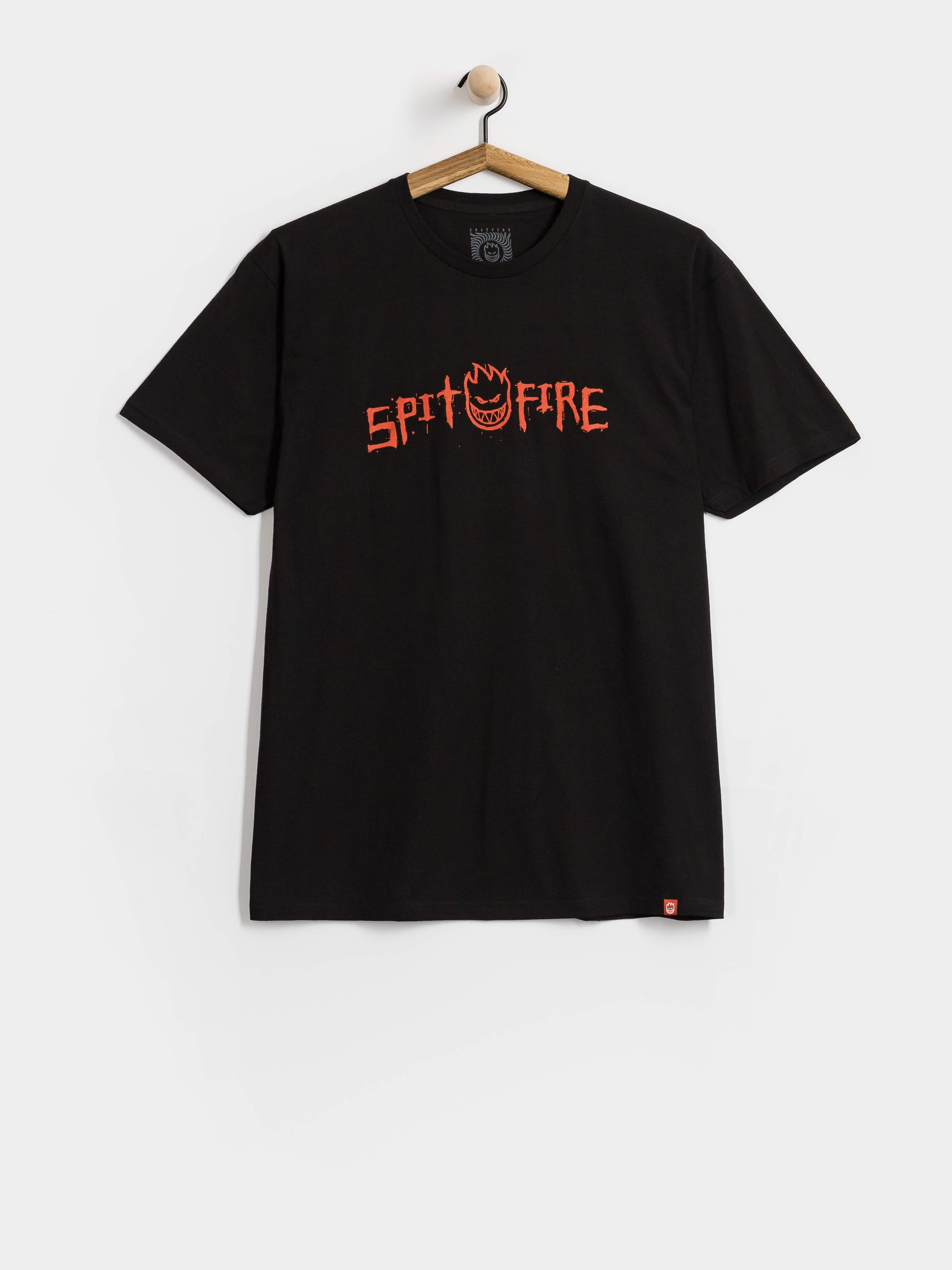 Тениска Spitfire Rough Scribble (black w/red print)