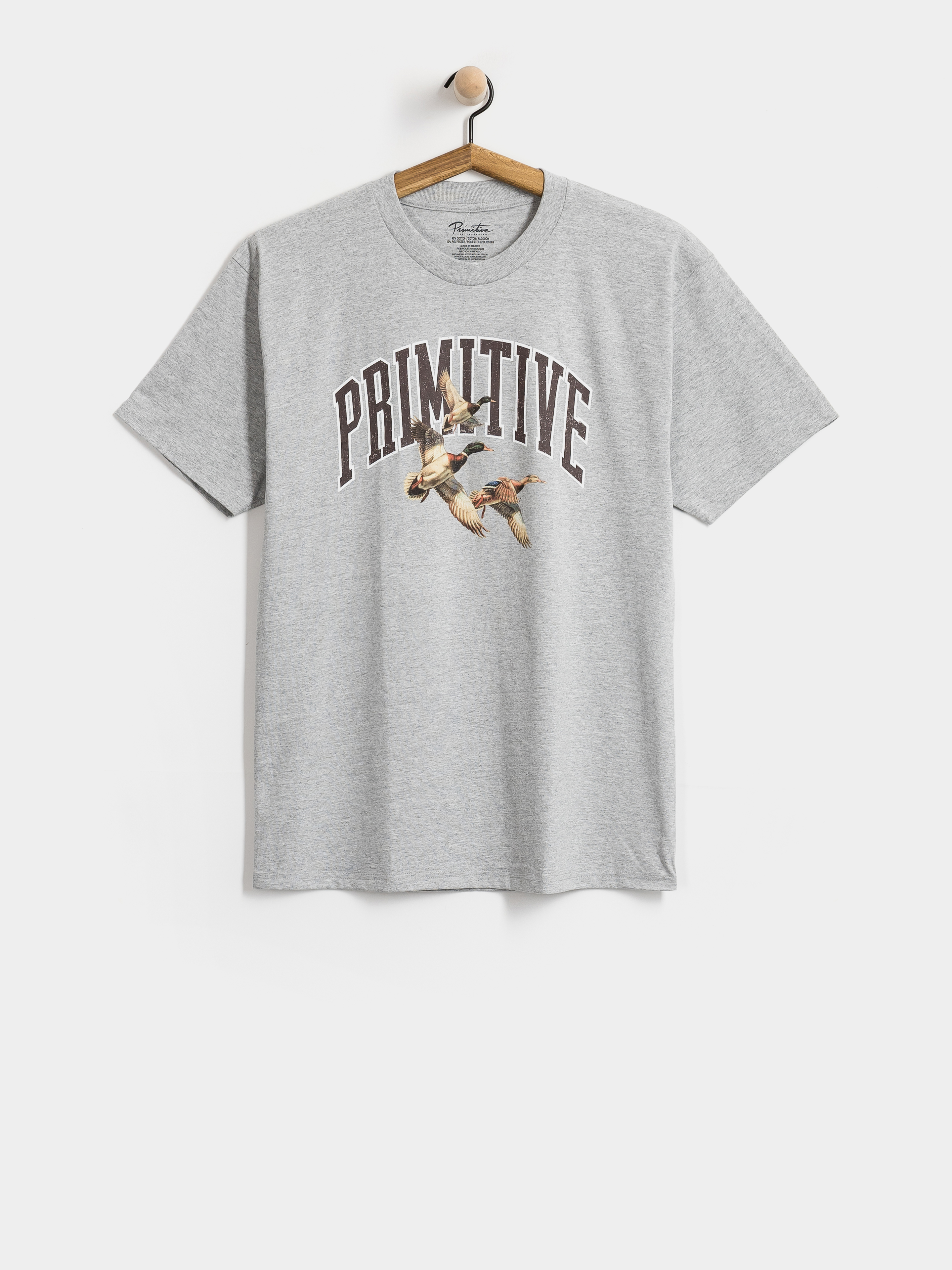Тениска Primitive Flock (heather gray)