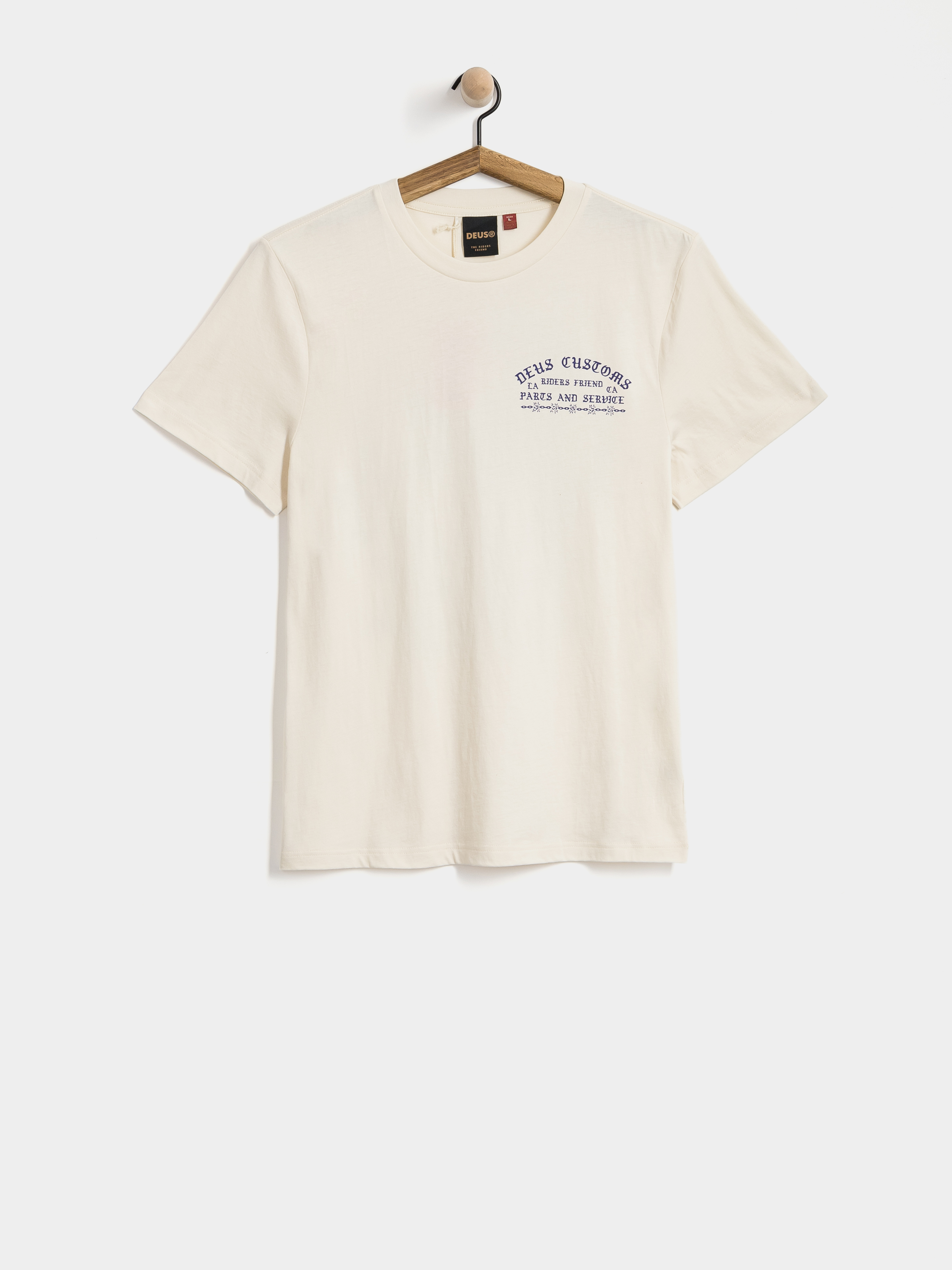 Тениска Deus Ex Machina Unchained (vintage white)