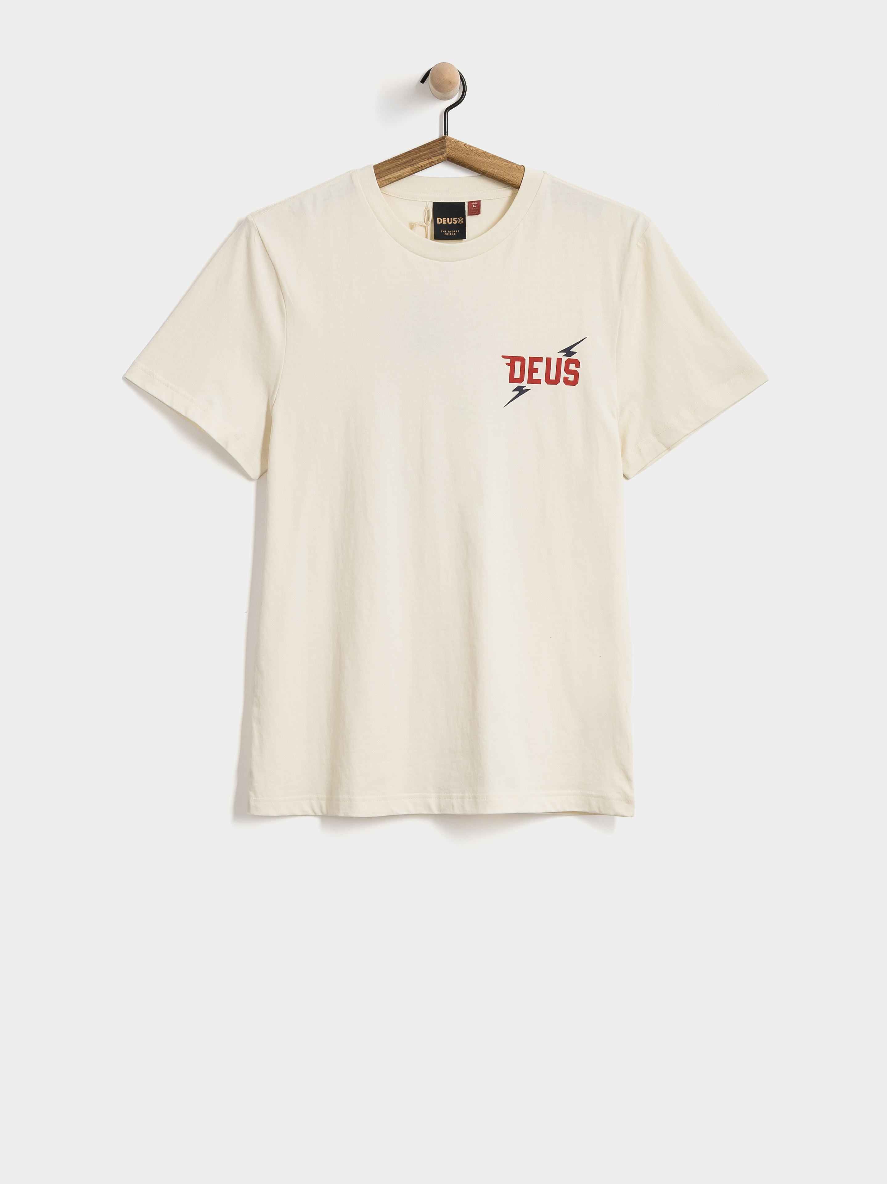 Тениска Deus Ex Machina Global Spark (vintage white)