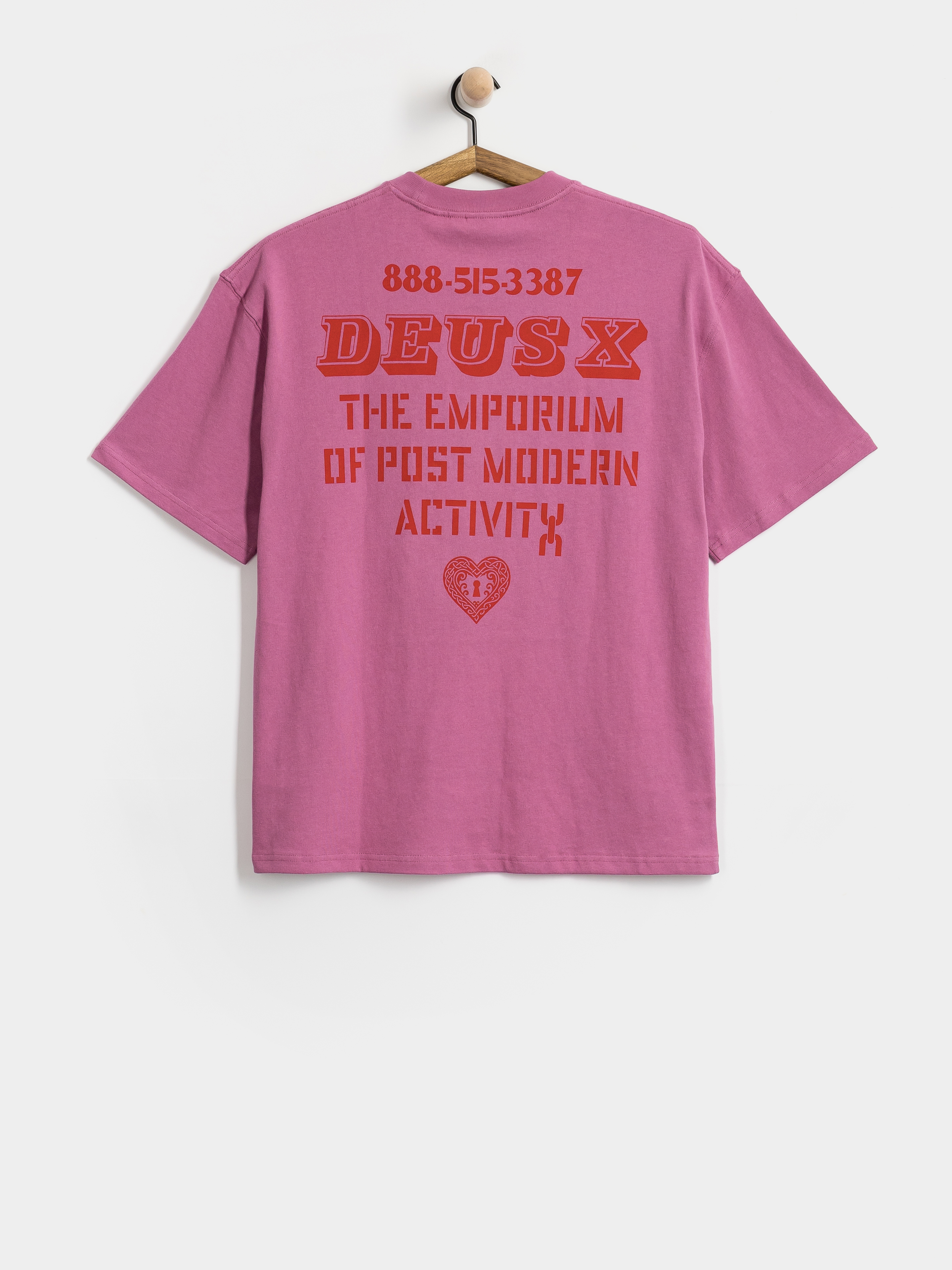 Тениска Deus Ex Machina Upstairs (red violet)