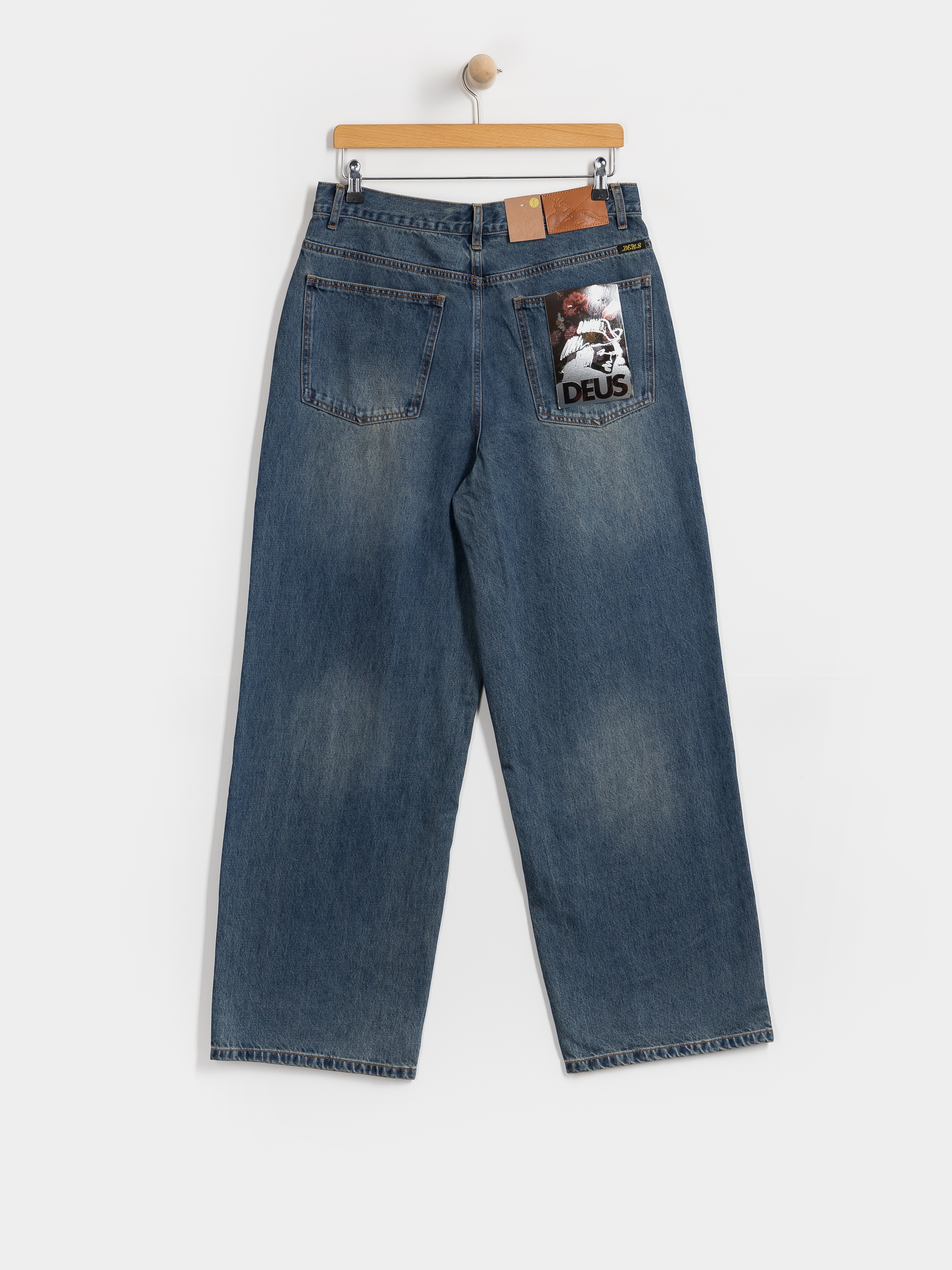 Панталони Deus Ex Machina Drift Line Wide (mid indigo)
