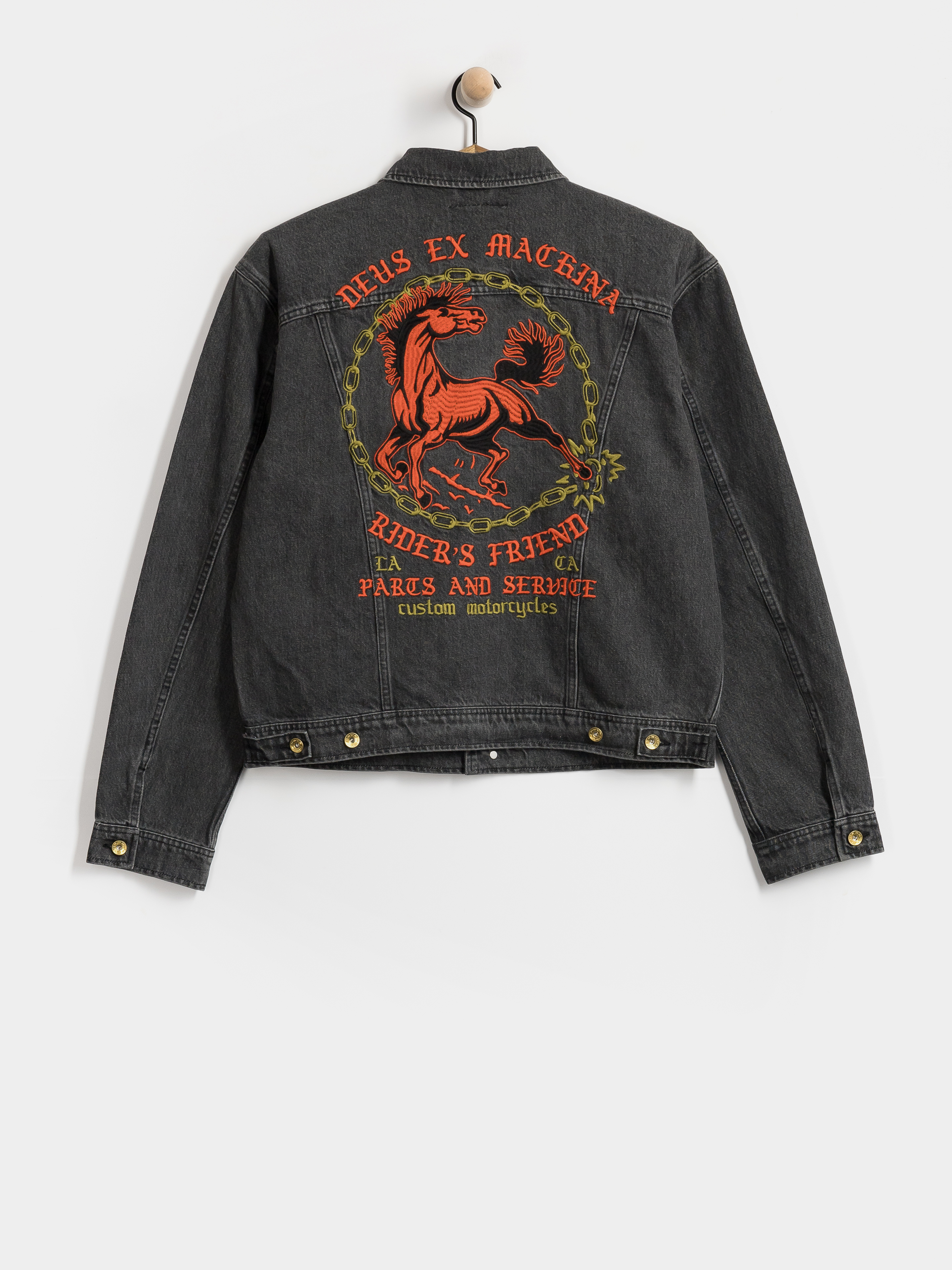 Яке Deus Ex Machina Unchained Trucker (washed black)