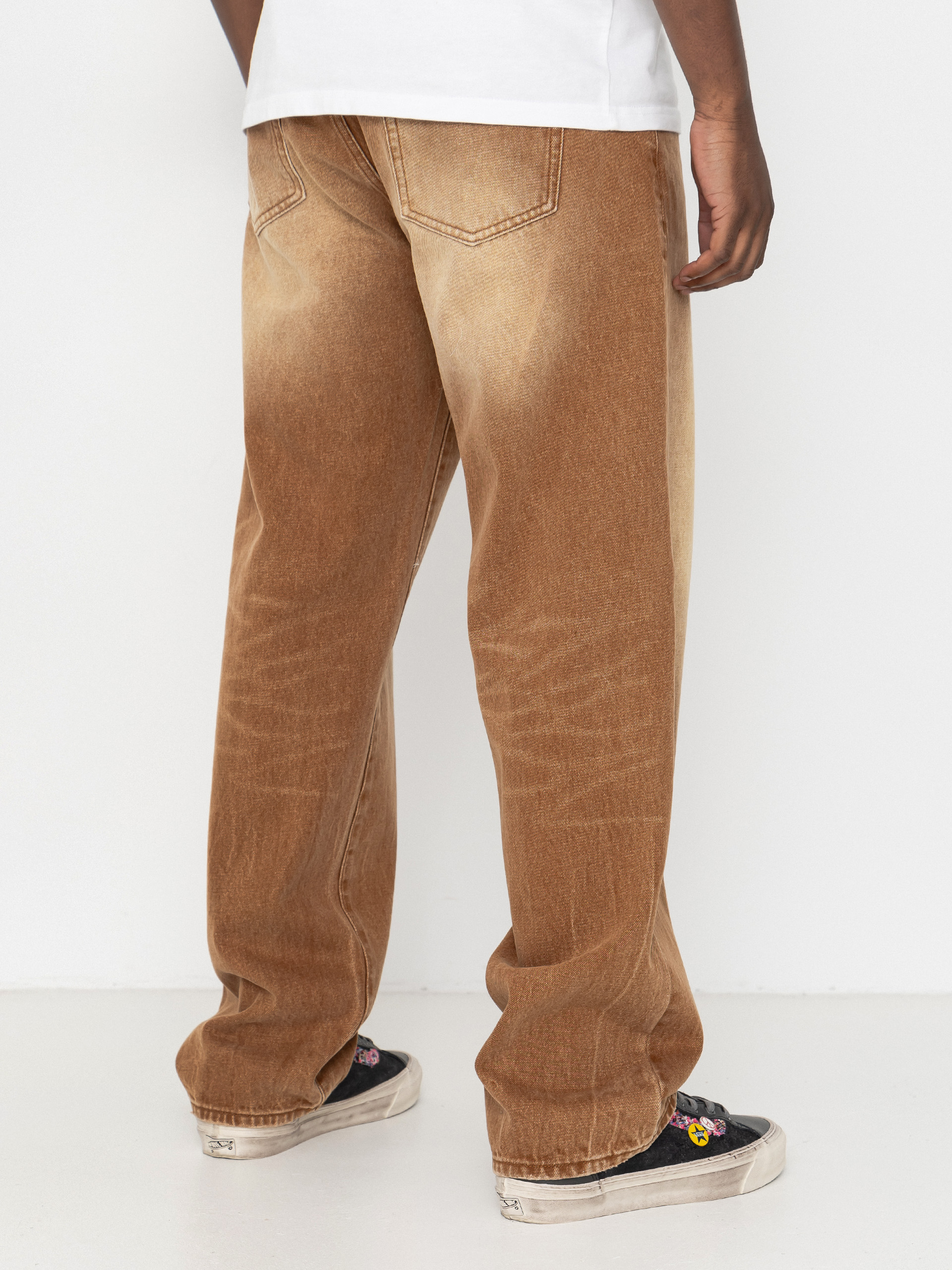 Панталони OBEY Boxcar Straight Denim (archive brown)