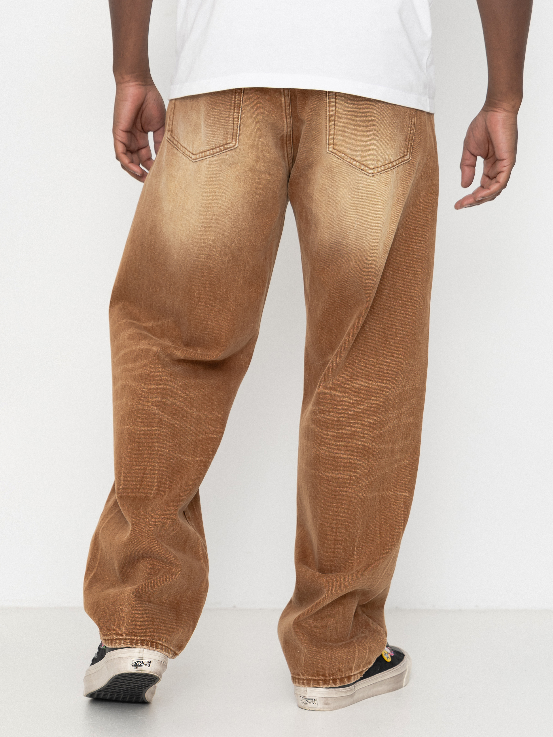 Панталони OBEY Boxcar Straight Denim (archive brown)