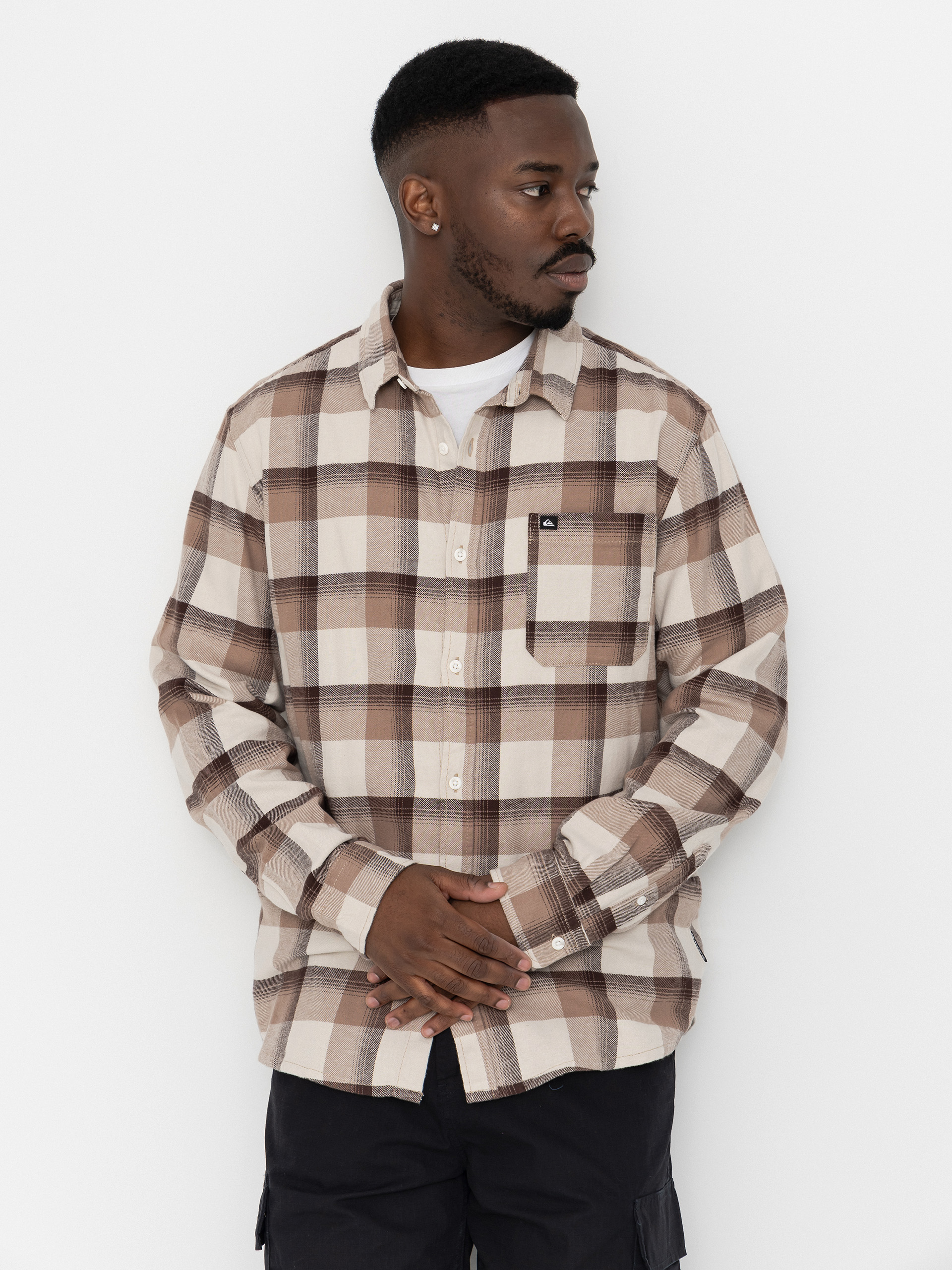 Риза Quiksilver Motherfly Plaid (pine bark motherfly)