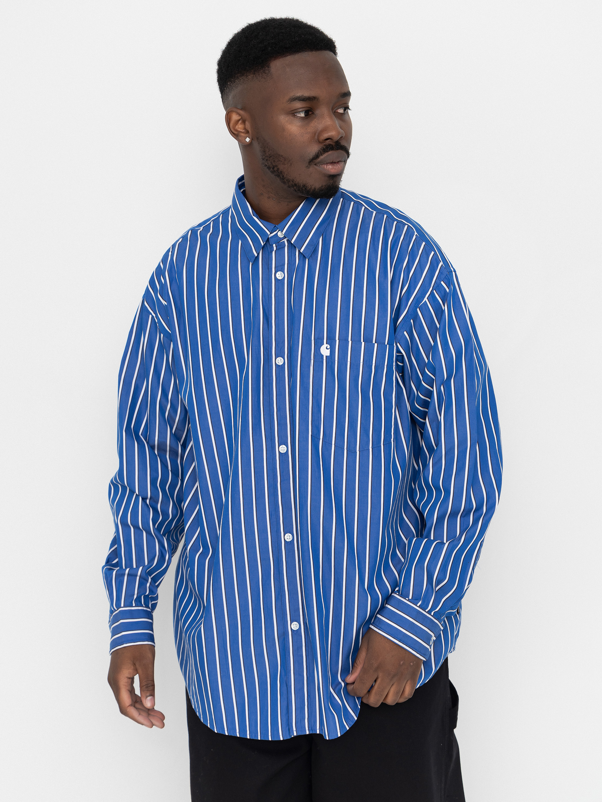 u0420u0438u0437u0430 Carhartt WIP Gowan (gowan stripe lapis)