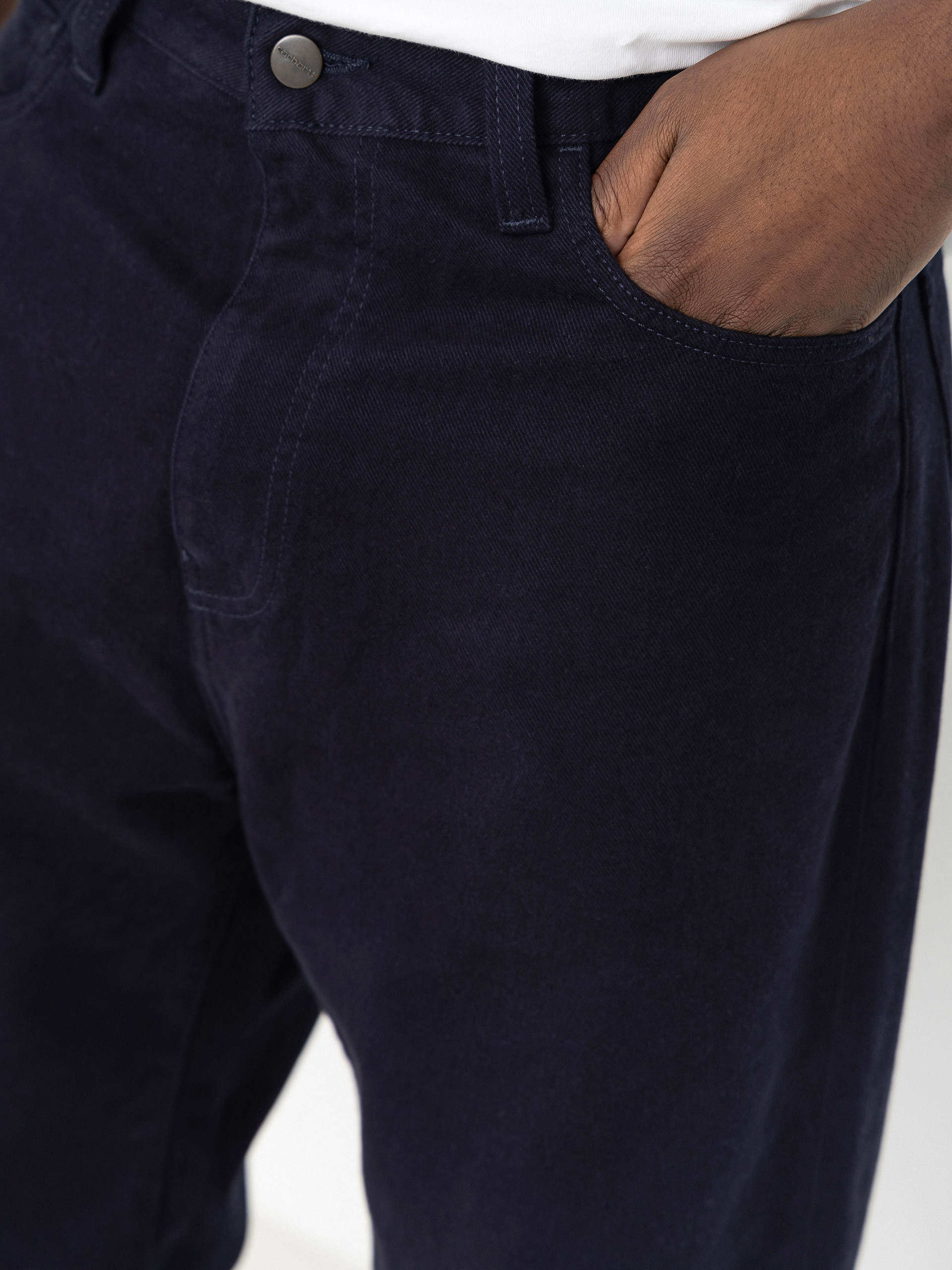 Панталони Carhartt WIP Landon (dark navy/rinsed)