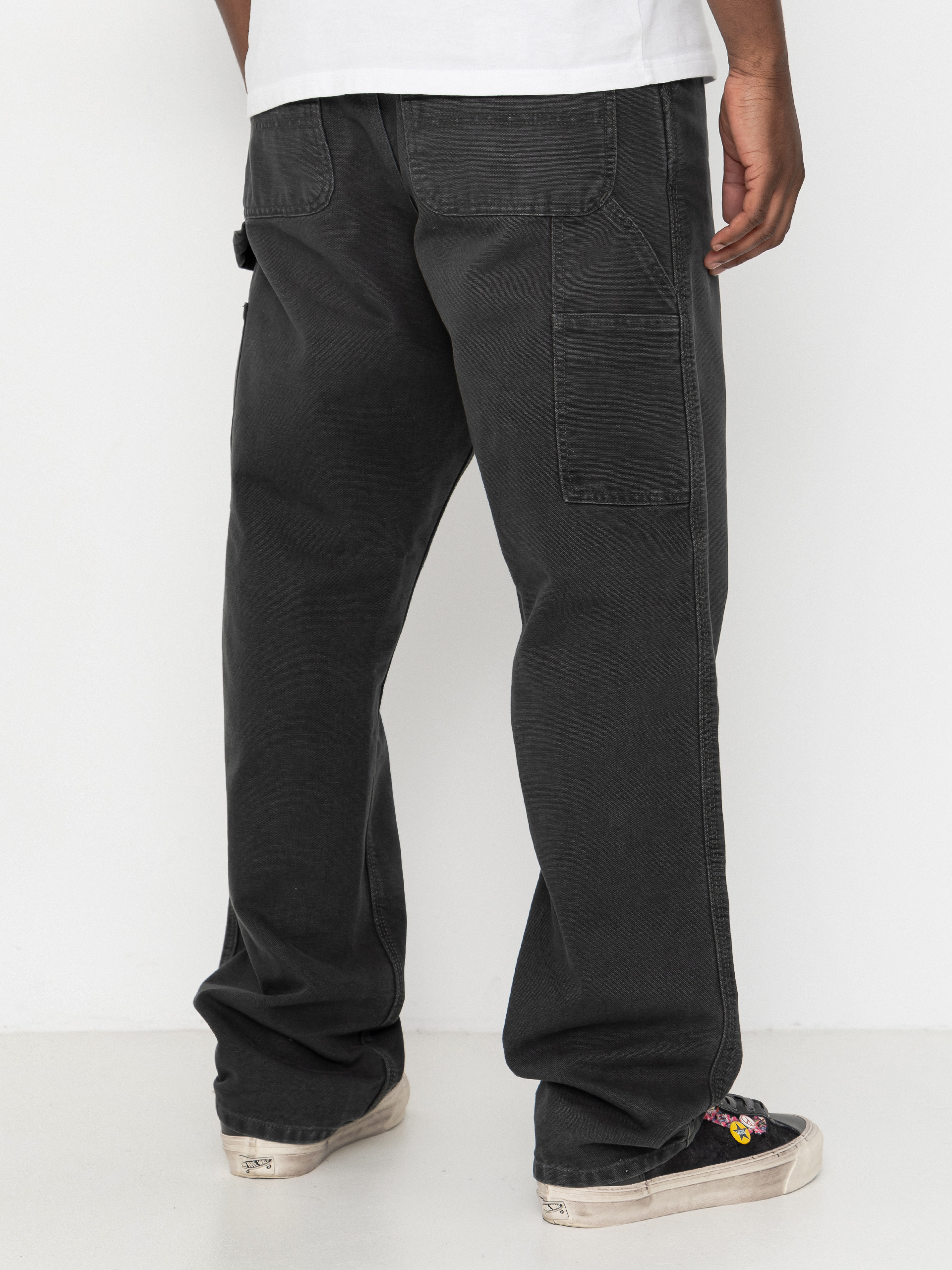 Панталони Carhartt WIP Single Knee (raven/stone canvas)