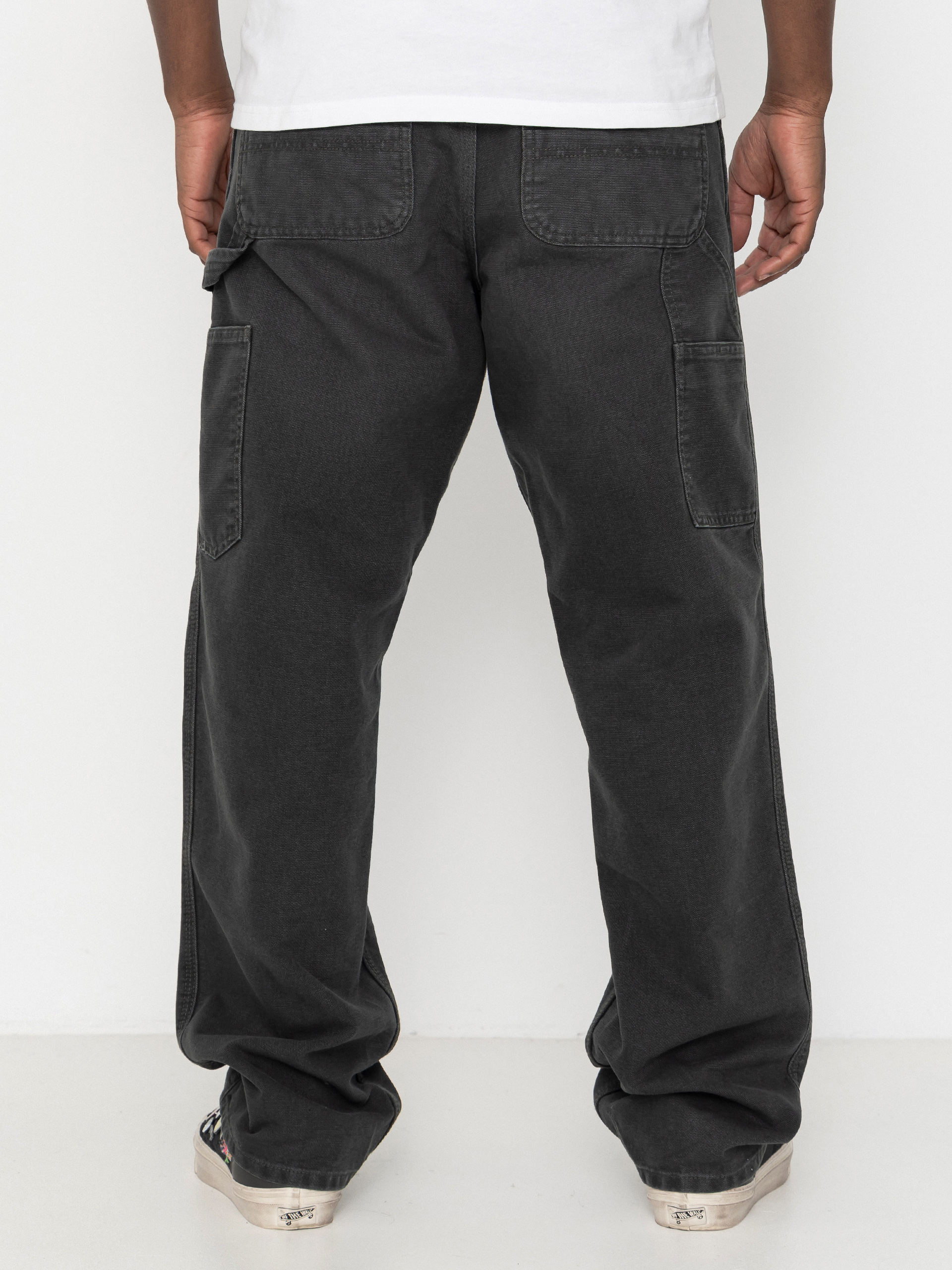 Панталони Carhartt WIP Single Knee (raven/stone canvas)