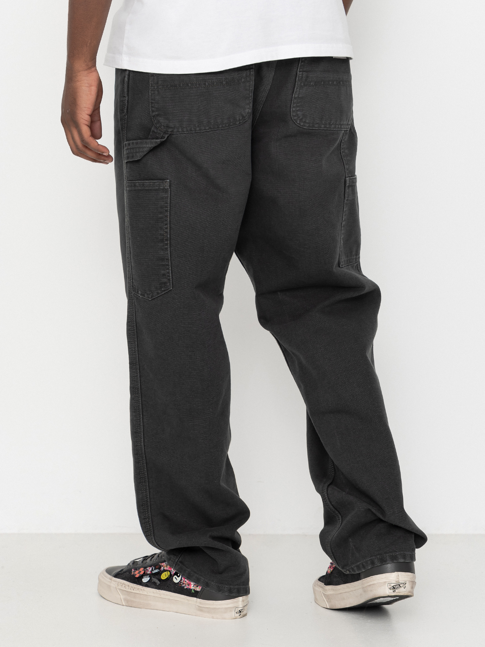Панталони Carhartt WIP Single Knee (raven/stone canvas)