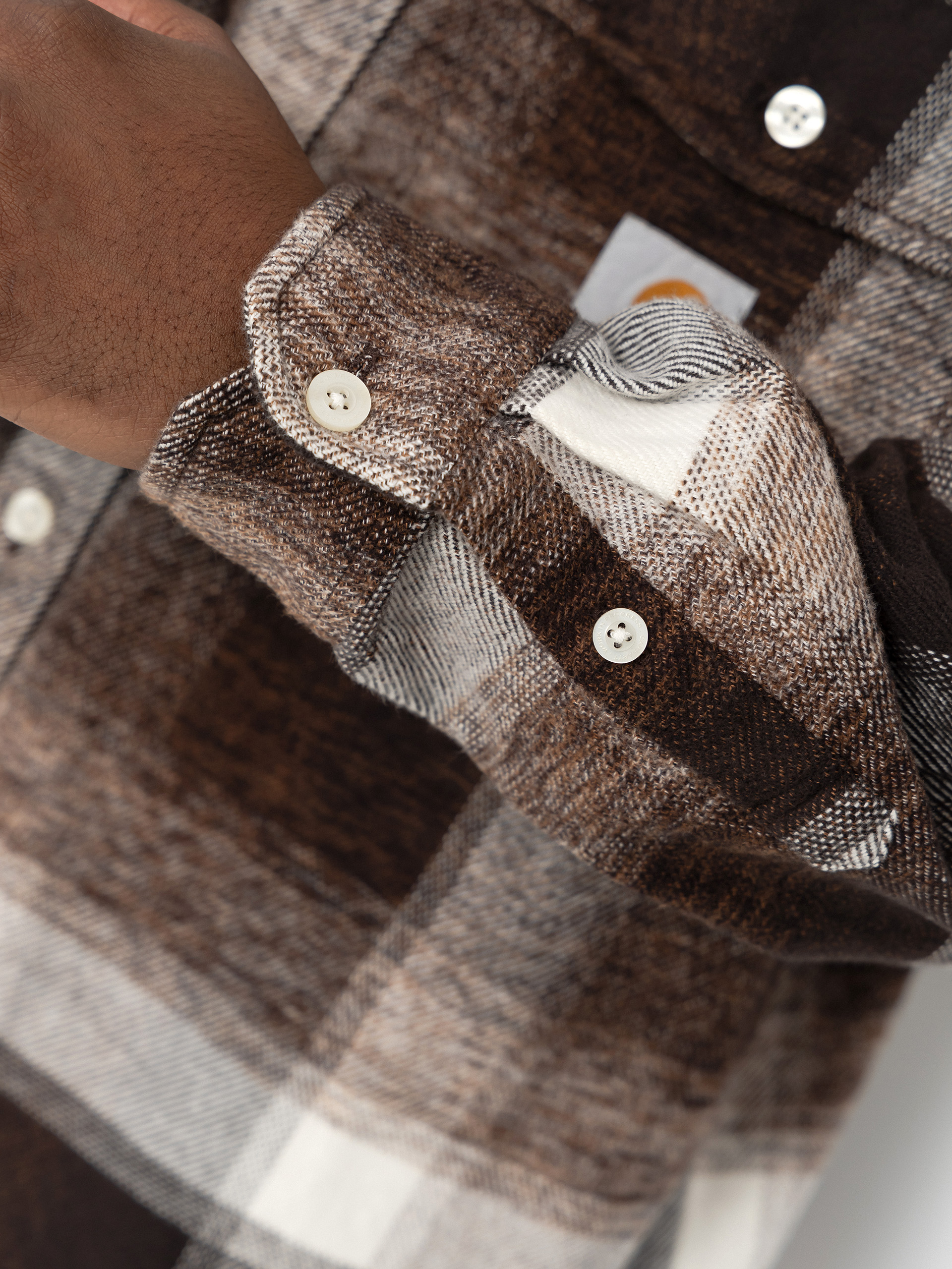 Риза Carhartt WIP Esterson (esterson check tobacco)