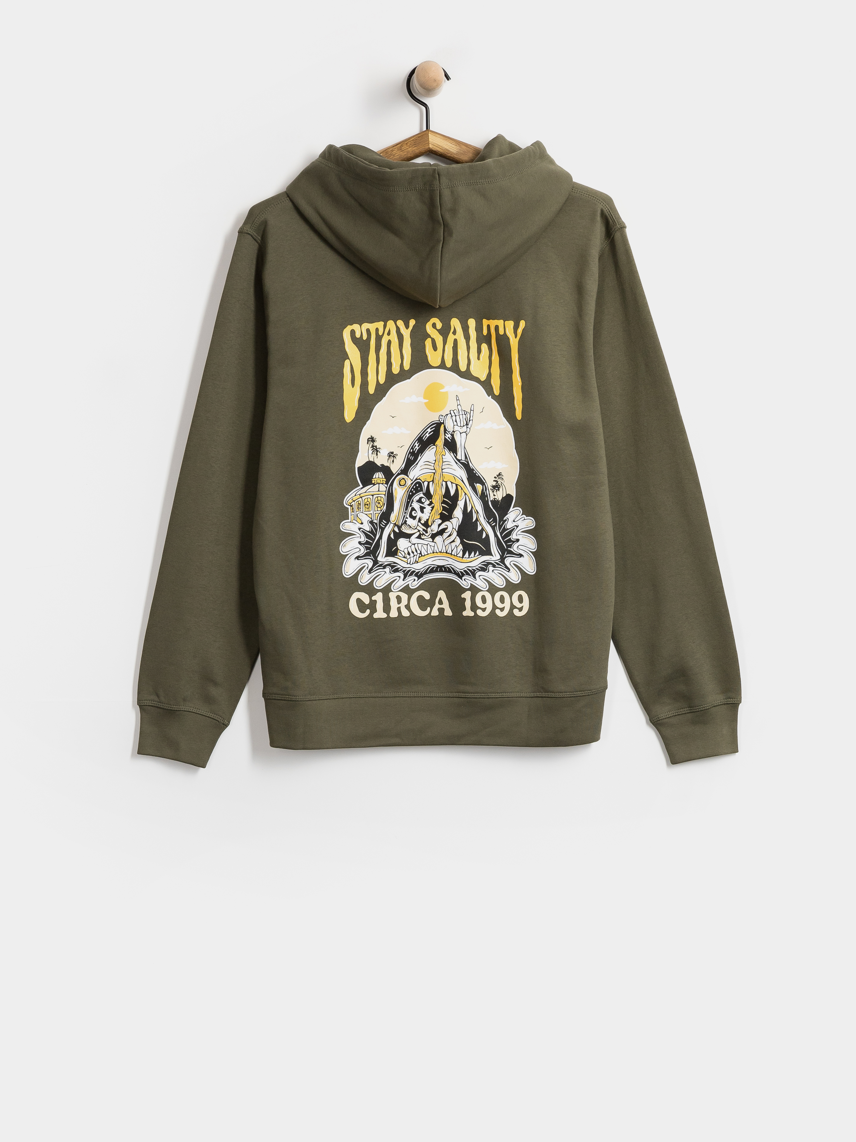 Суитшърт с качулка Circa Stay Salty HD
