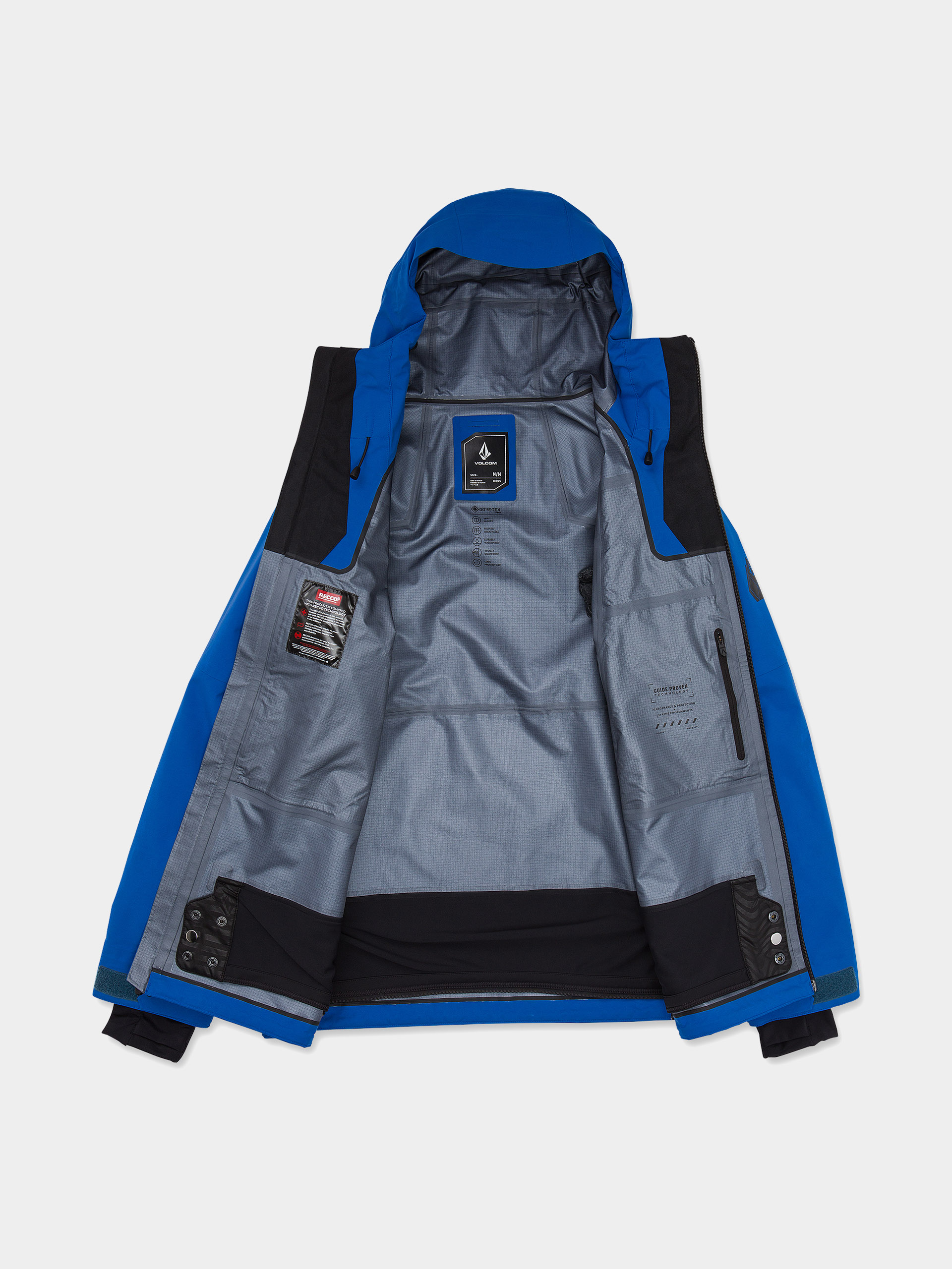 Мъжки Сноуборд яке Volcom Guch 3L Gore Tex Pro (bright blue)