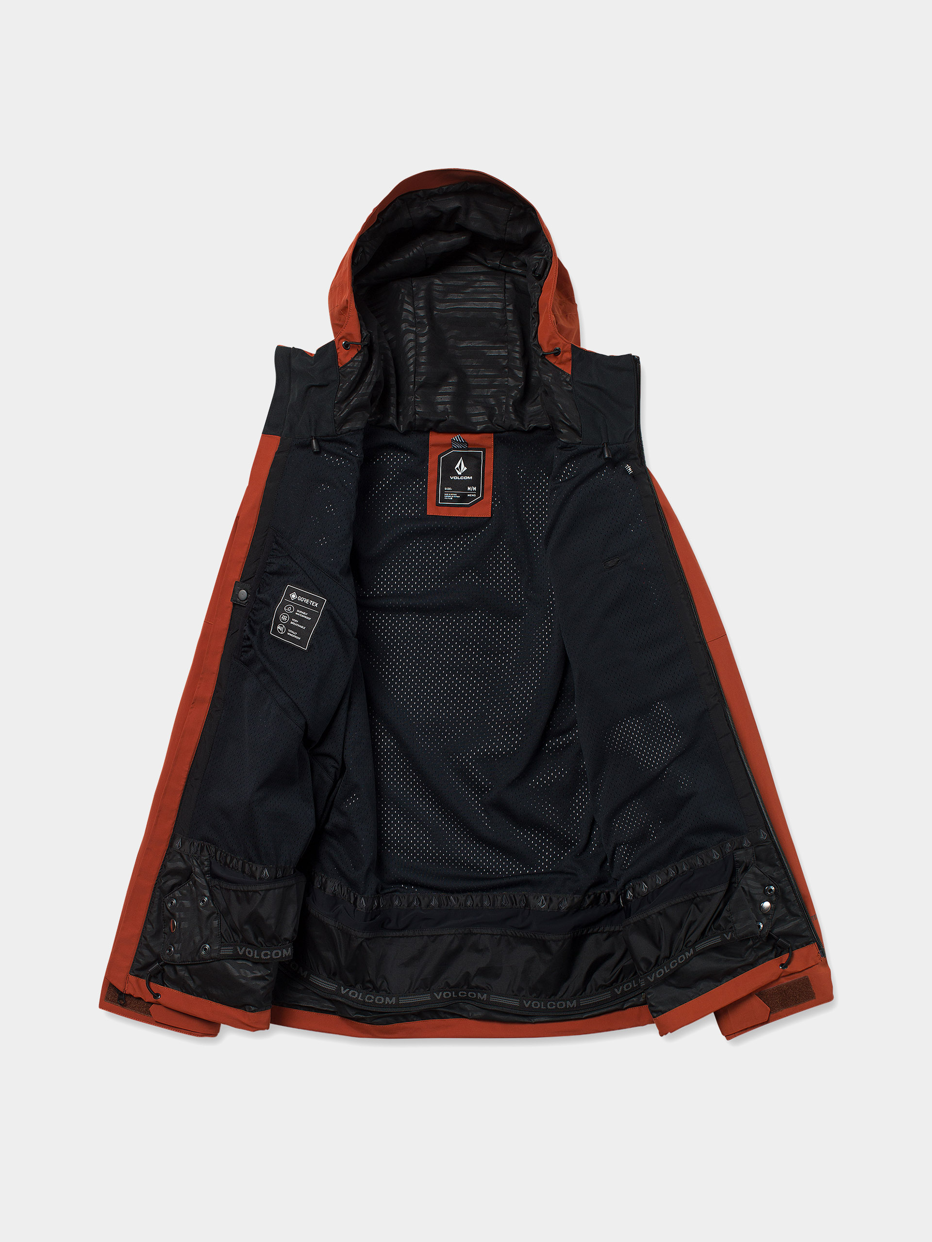 Мъжки Сноуборд яке Volcom L Gore Tex (burnt orange)