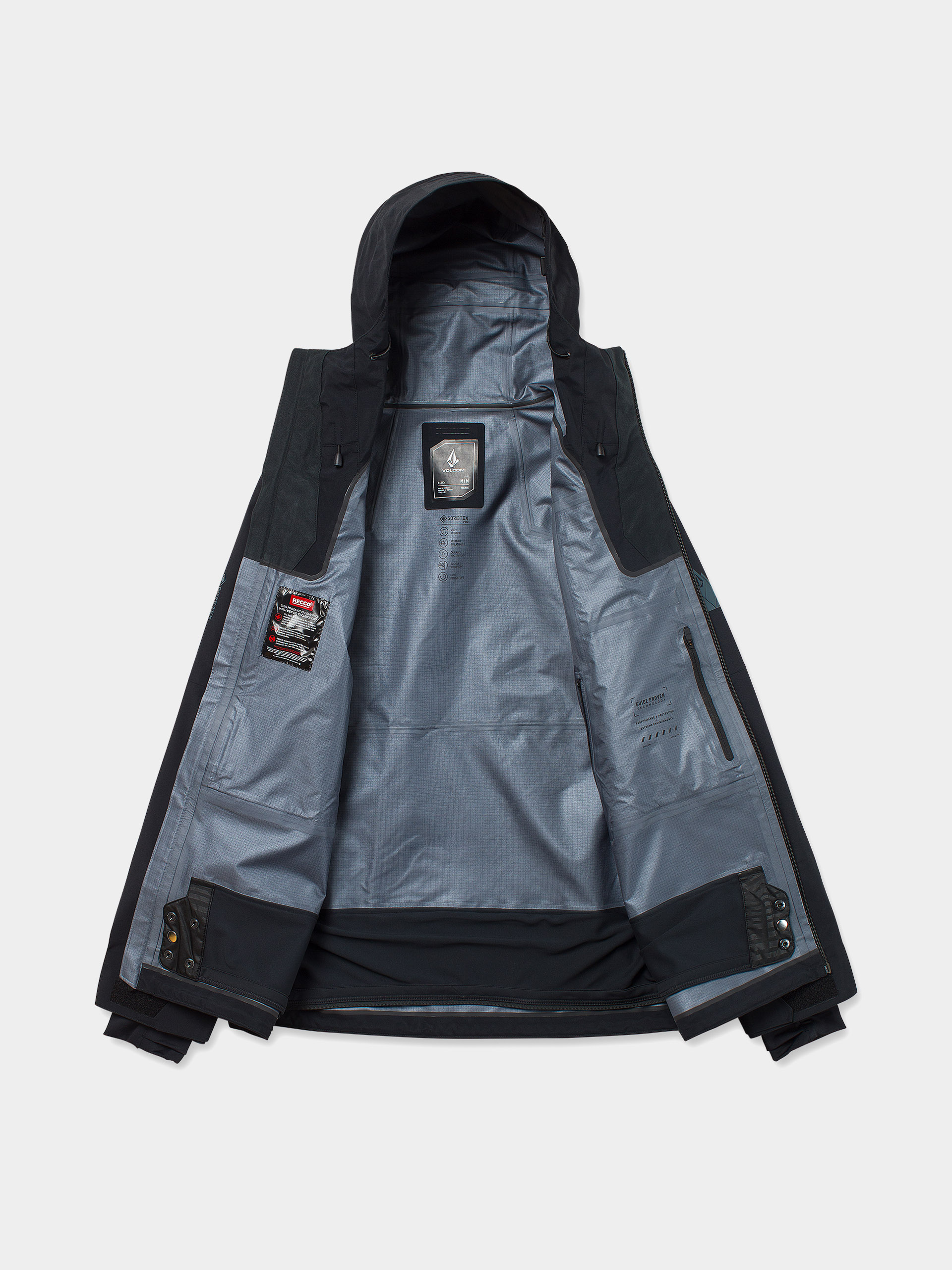Мъжки Сноуборд яке Volcom Guch 3L Gore Tex Pro (black)