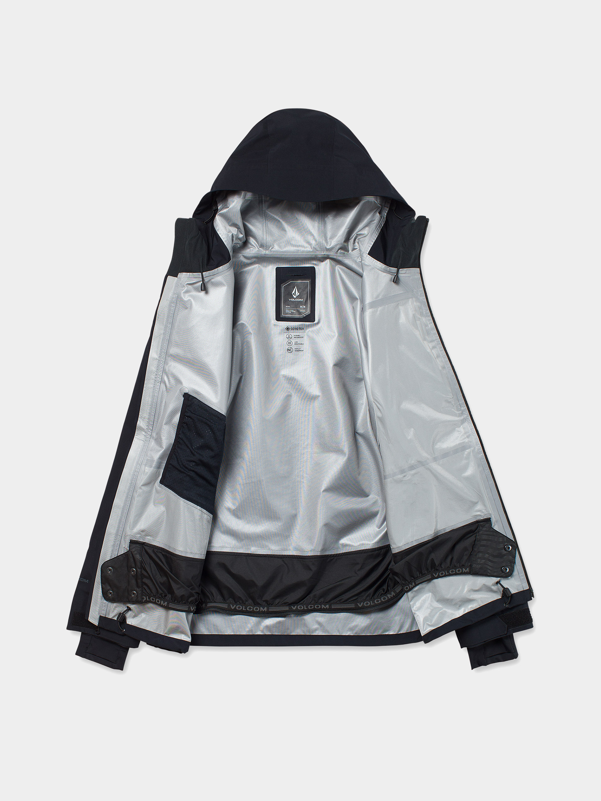 Мъжки Сноуборд яке Volcom Tester 3L Gore Tex (black)