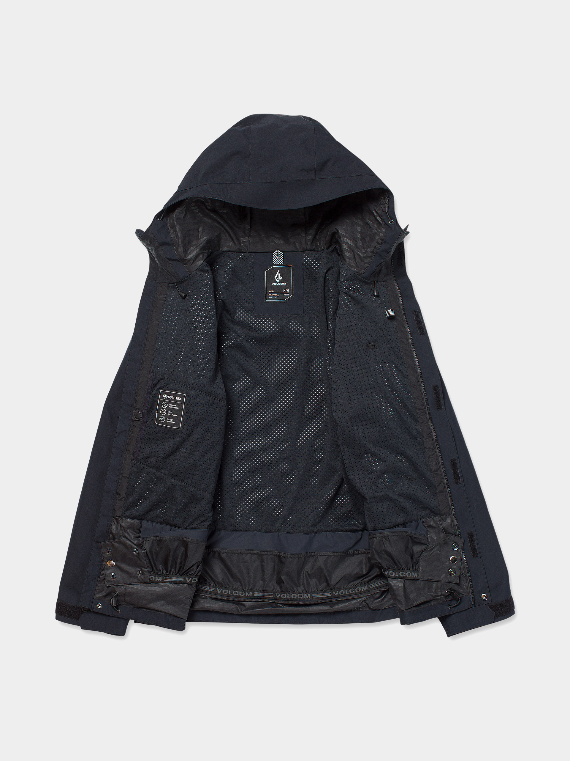 Мъжки Сноуборд яке Volcom Dua Ins Gore Tex (black)