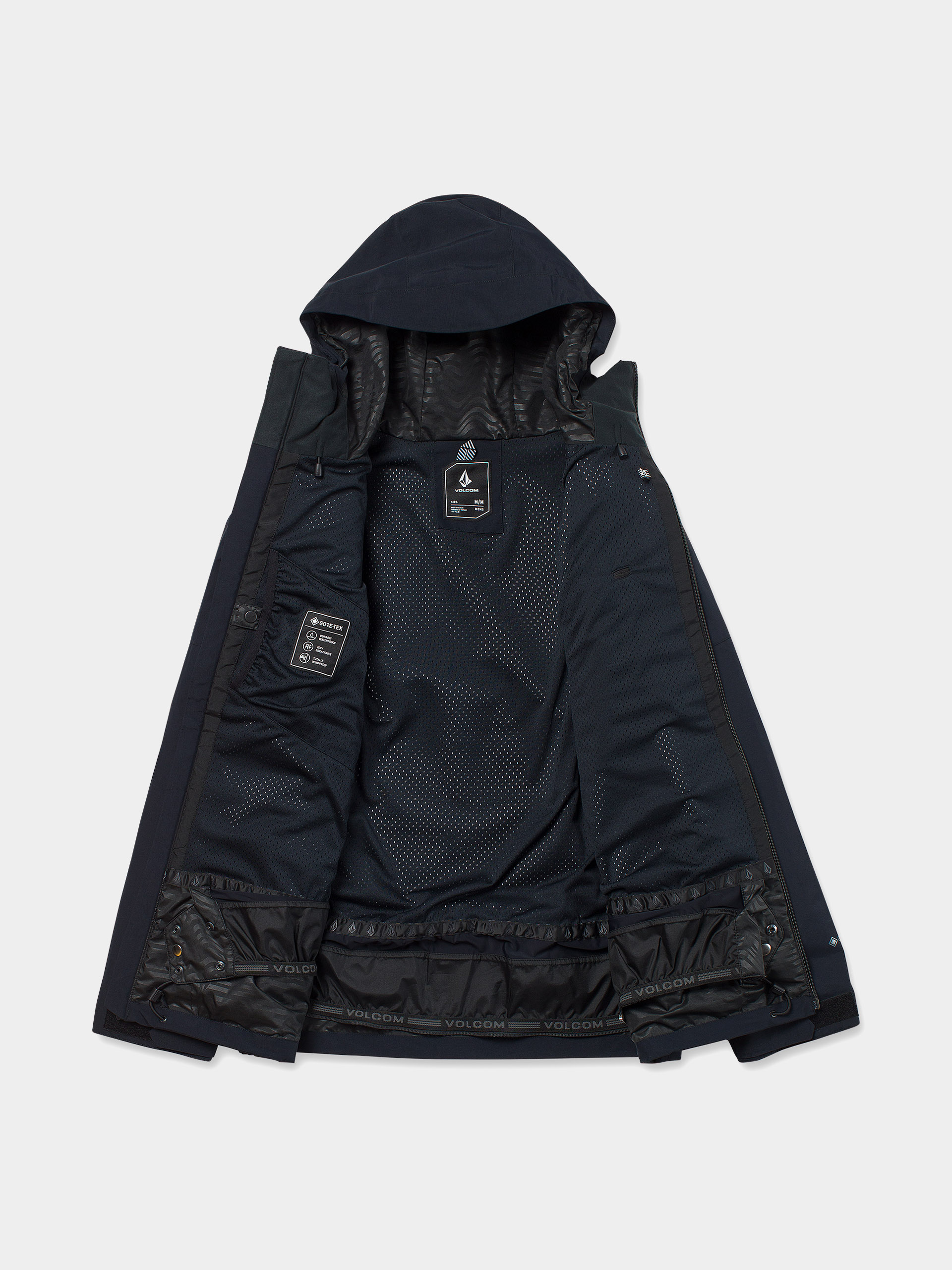 Мъжки Сноуборд яке Volcom L Gore Tex (black)