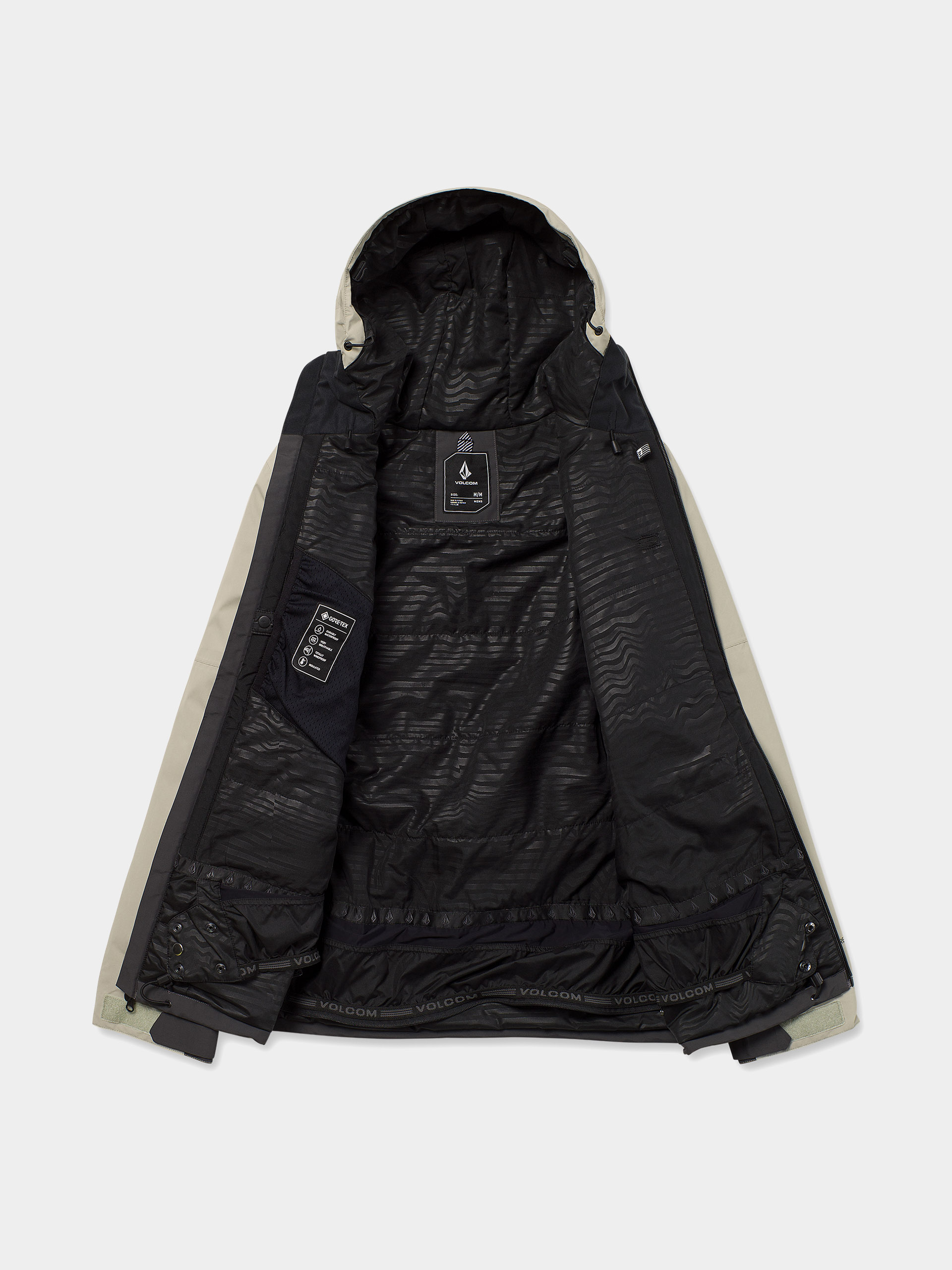 Мъжки Сноуборд яке Volcom L Gore Tex (dark grey)