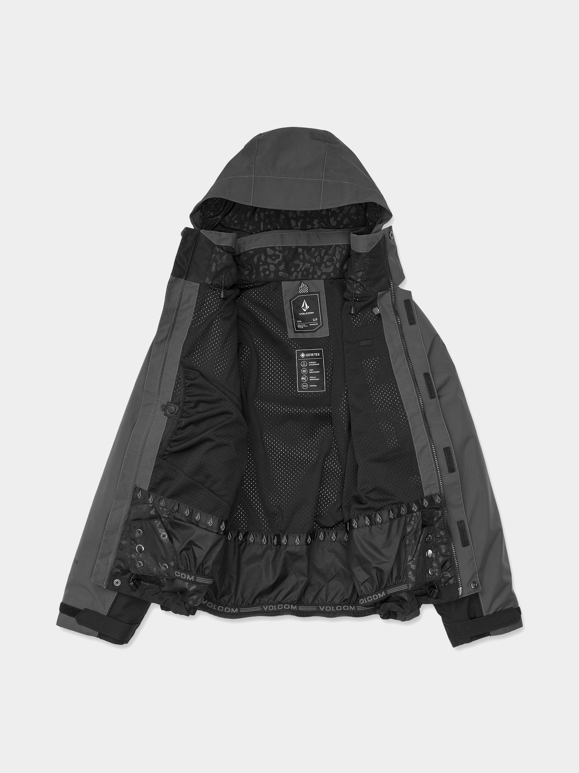 Дамска Сноуборд яке Volcom Yourfav Baggy Gore (dark grey)