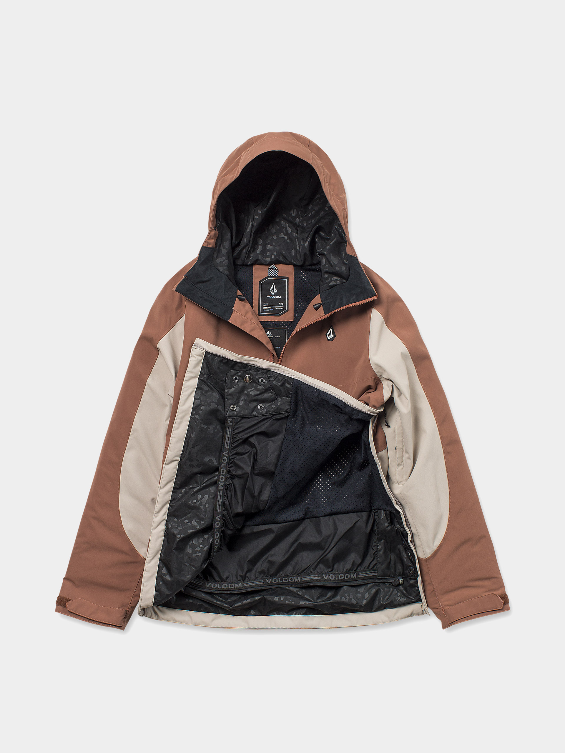 Дамска Сноуборд яке Volcom Harlan Pullover (desert taupe)