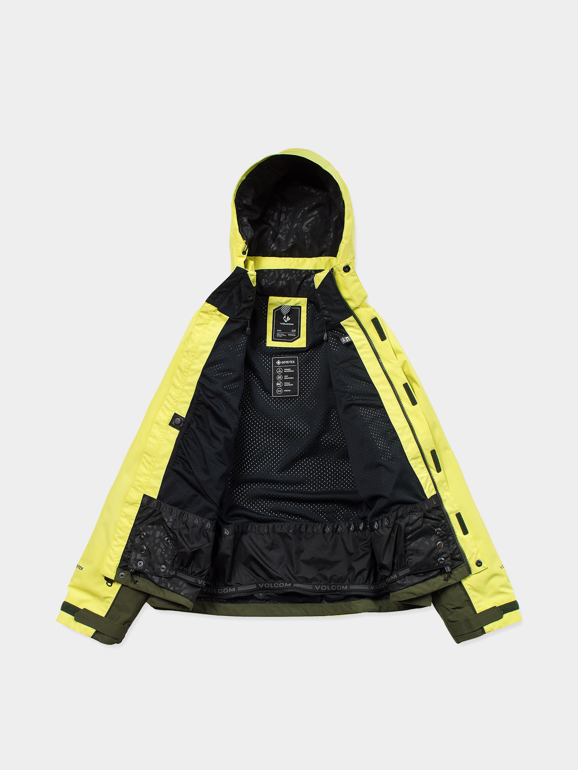 Дамска Сноуборд яке Volcom Yourfav Baggy Gore (lemon drop)