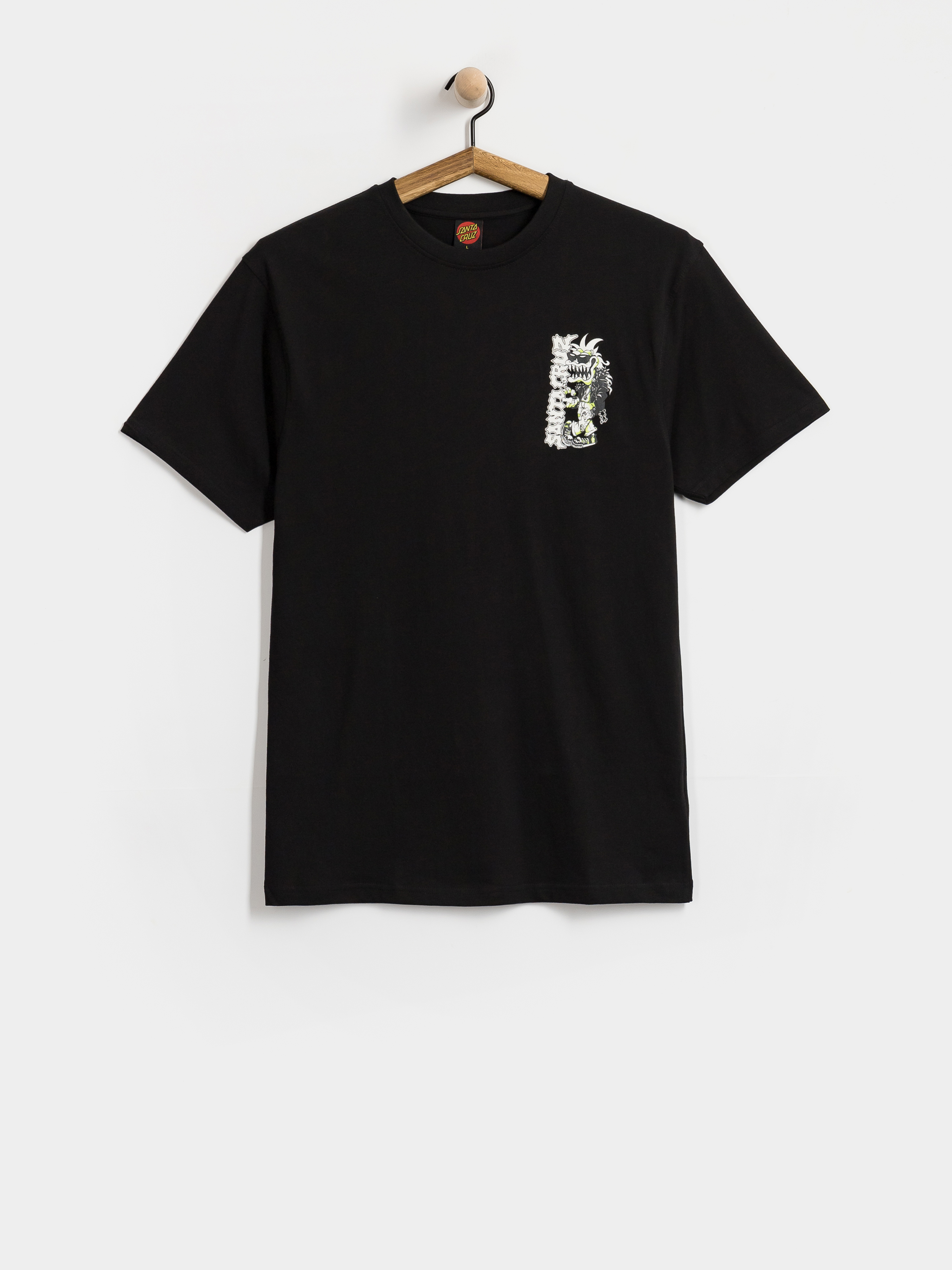Тениска Santa Cruz Punk Gremlin Front (black)