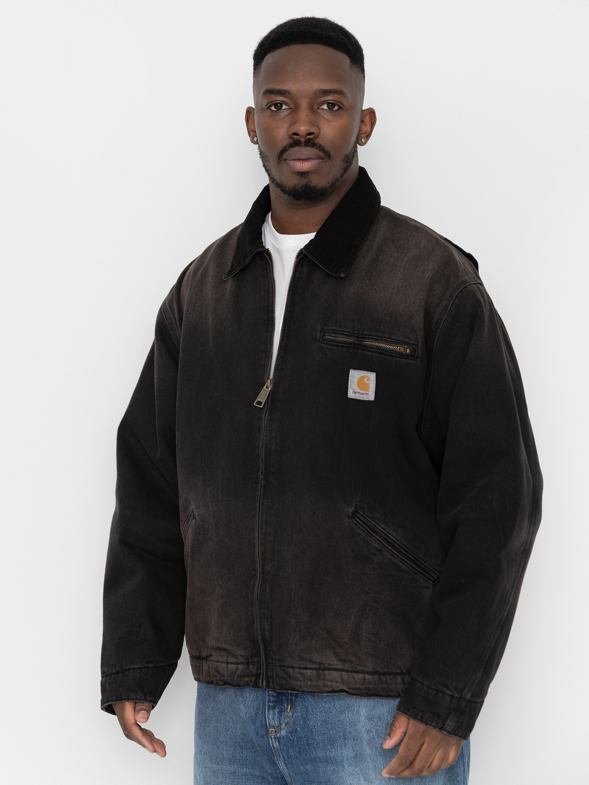 u042fu043au0435 Carhartt WIP OG Detroit (black/black/tobacco used wash)
