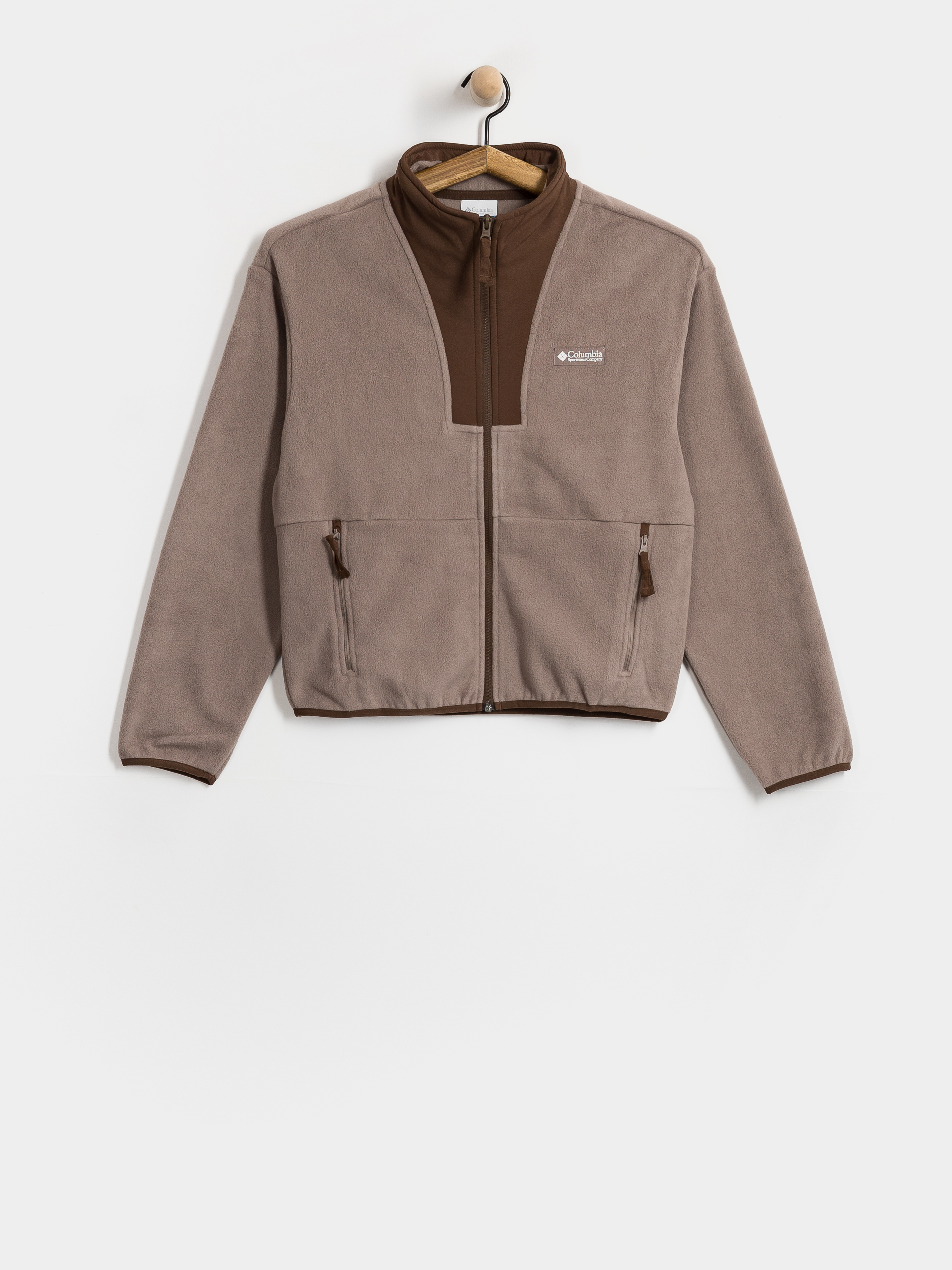 Поларени суитшърт Columbia Sequoia Grove II Full Zip Wmn (iron/tobacco)
