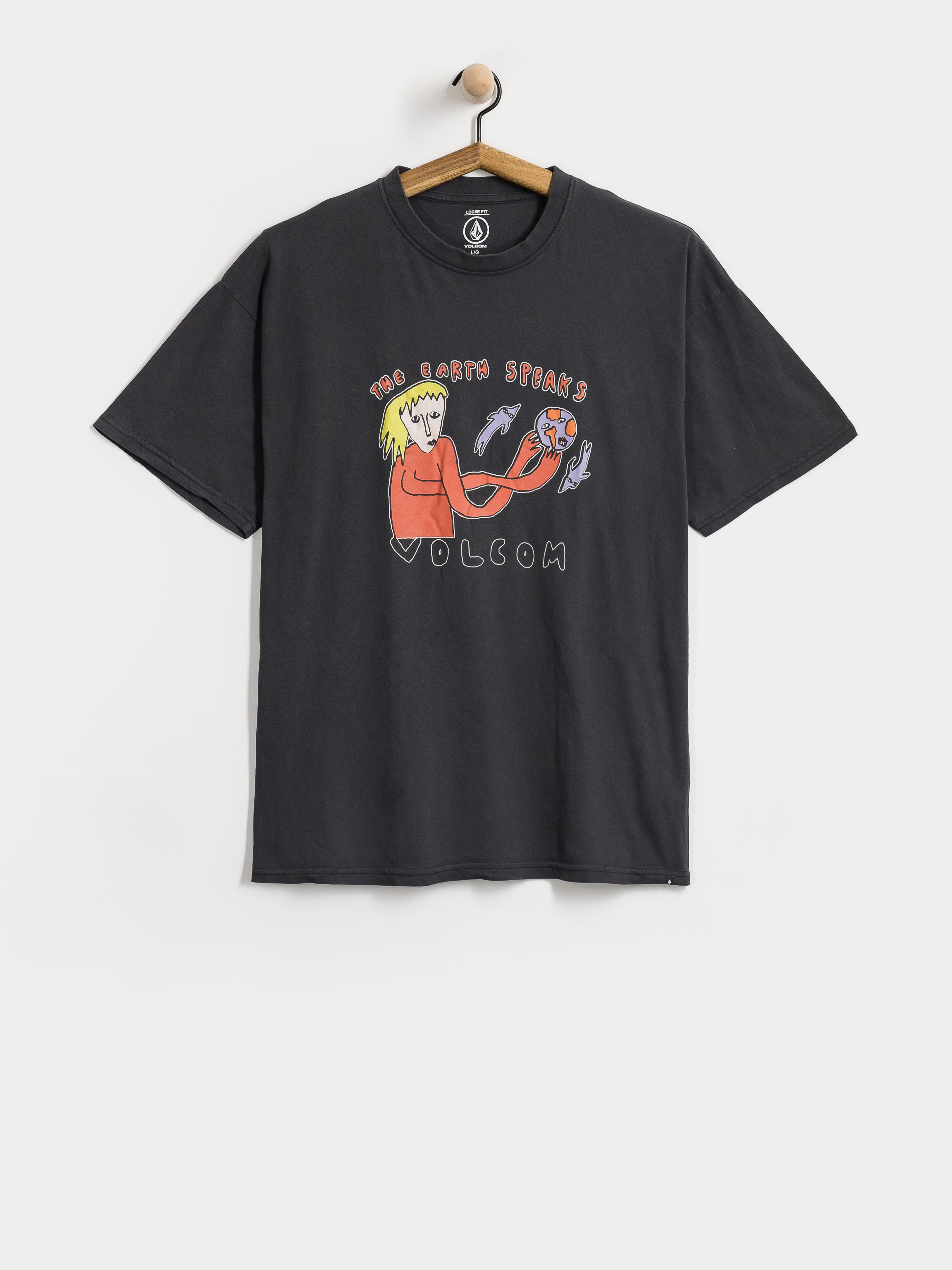 Тениска Volcom Earth Speaks Lse (black)
