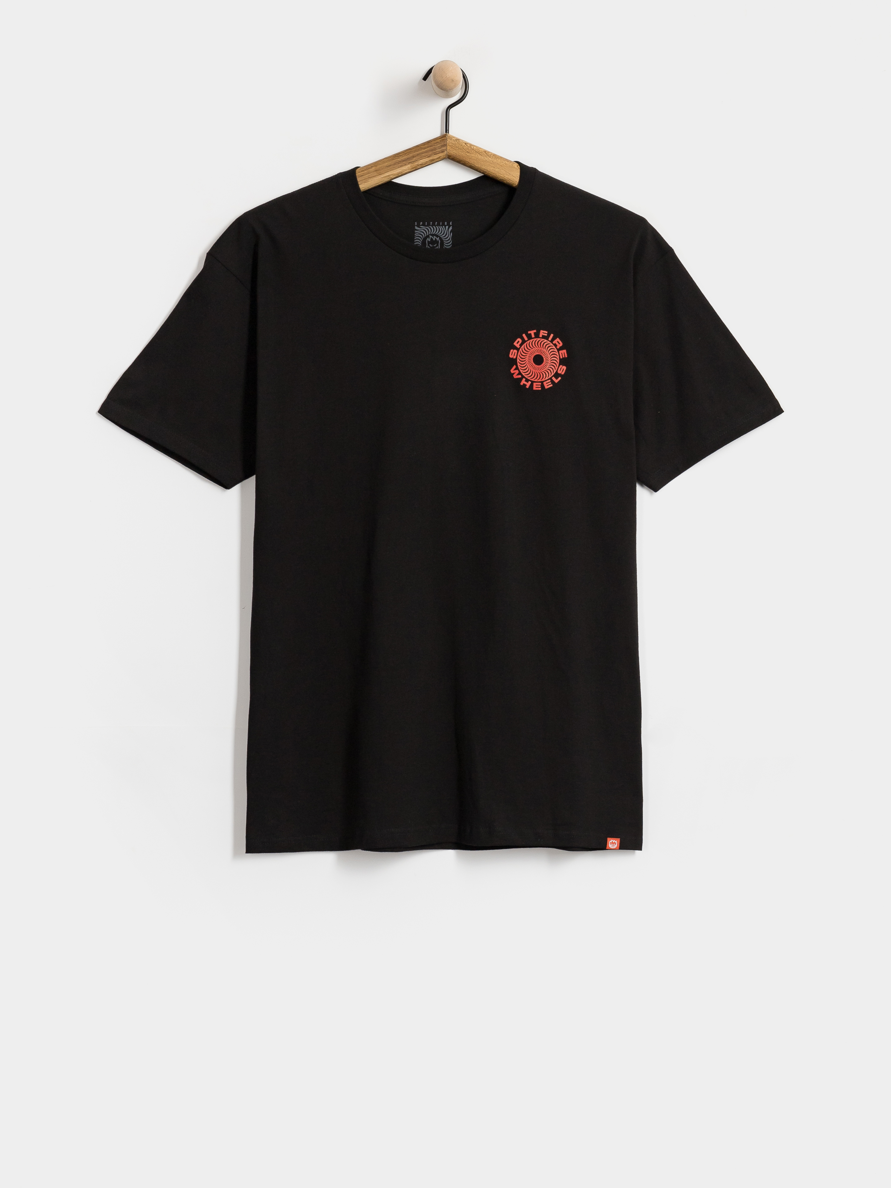 Тениска Spitfire Classic 87 Swirl Fill (black w/red&white prints)