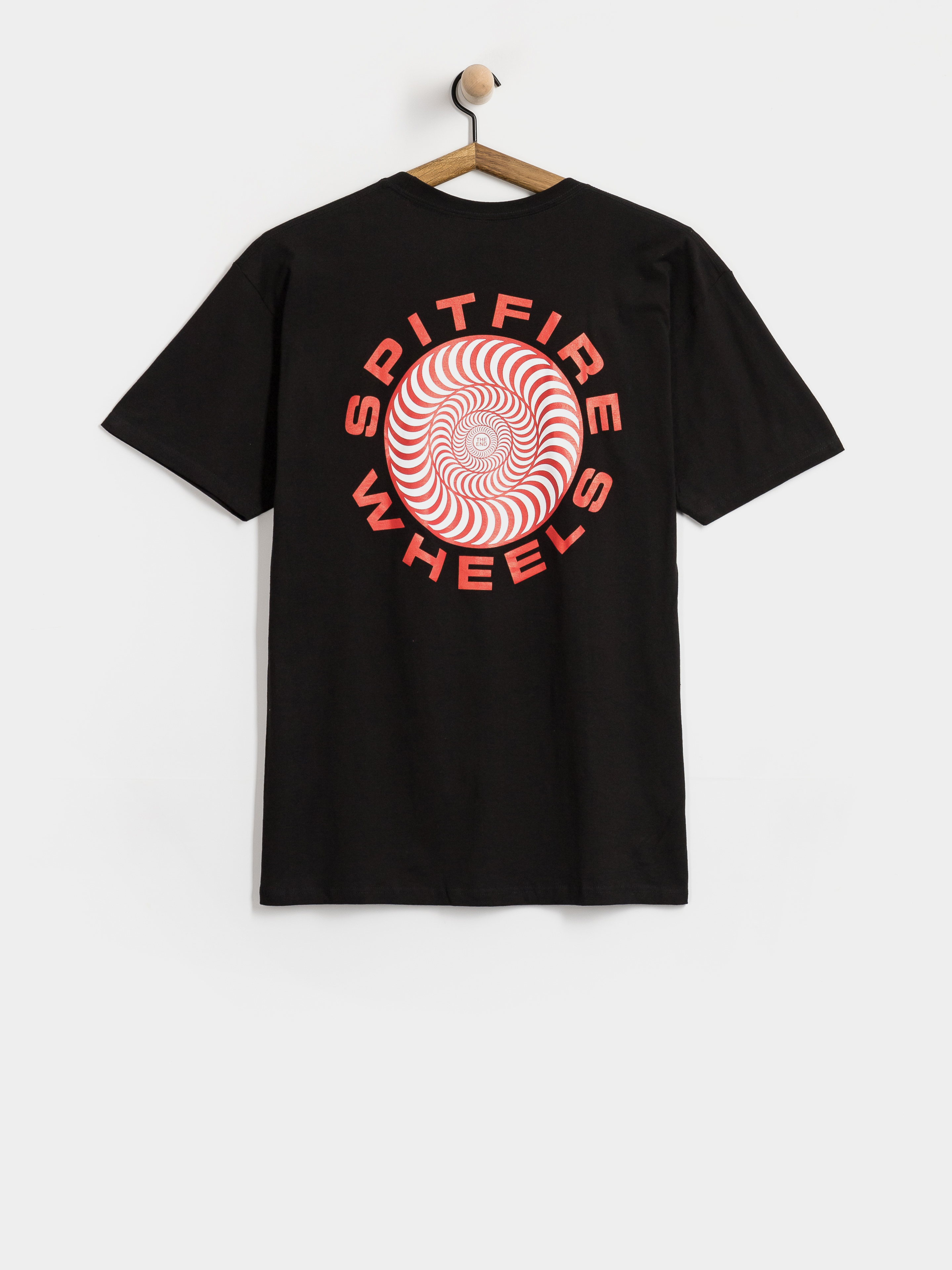 Тениска Spitfire Classic 87 Swirl Fill (black w/red&white prints)