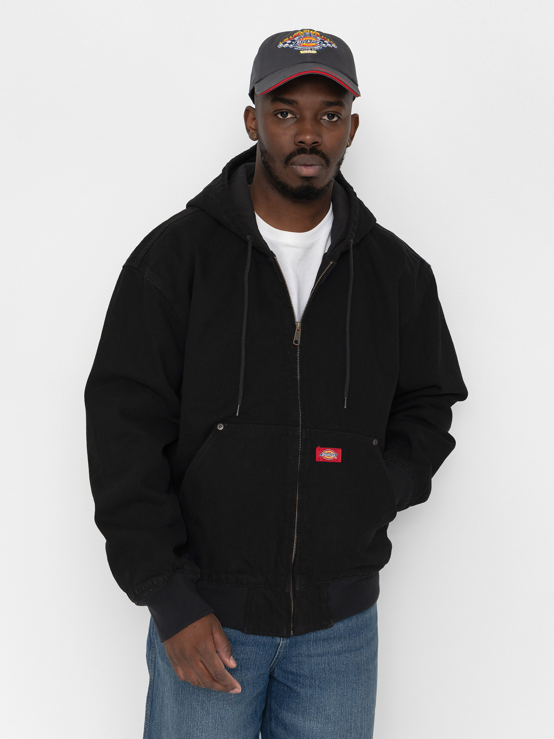 Яке Dickies Hilham Lined Denim Hooded Bomber