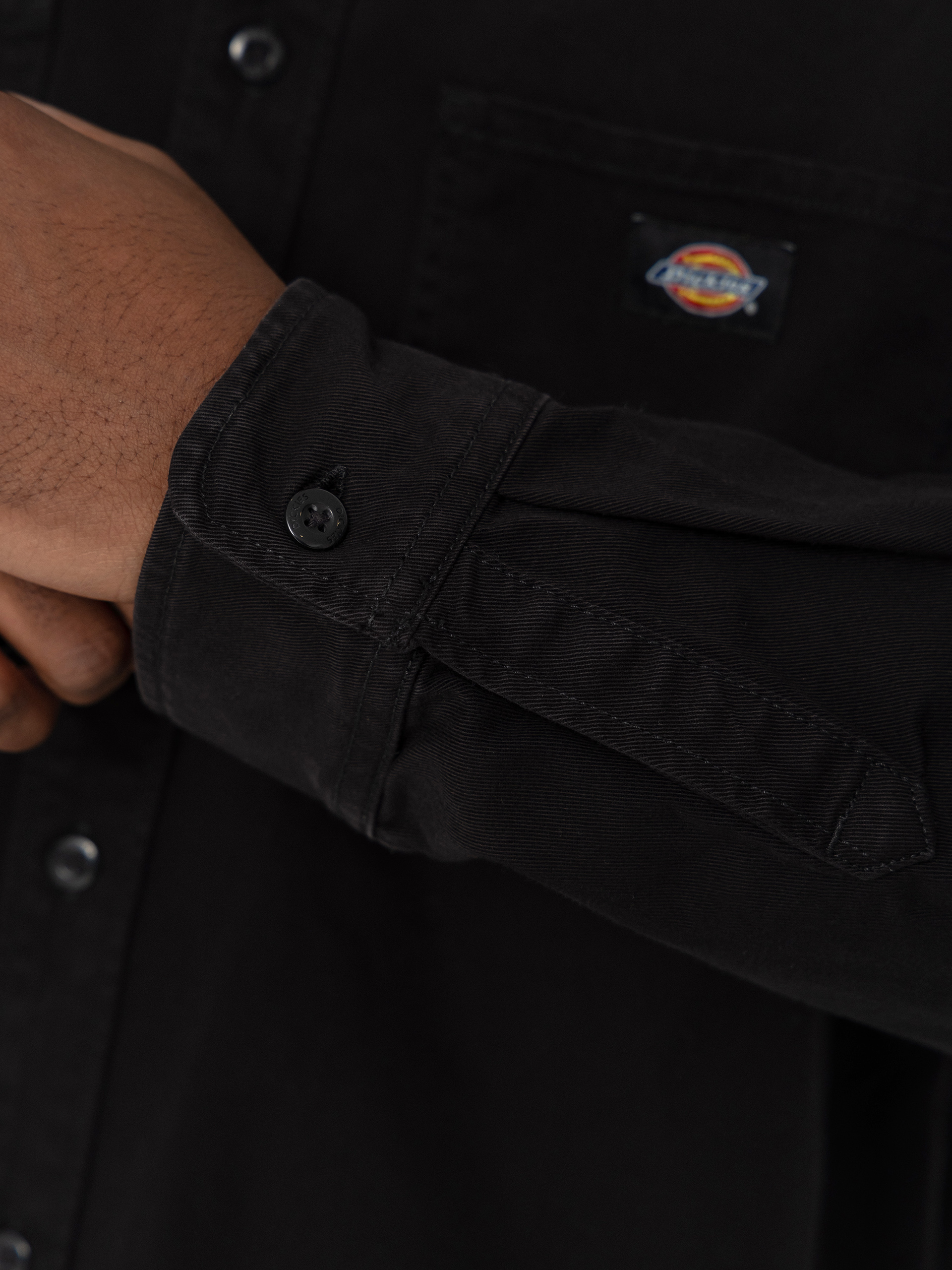 Риза Dickies 247 Garment Dyed Work (black)